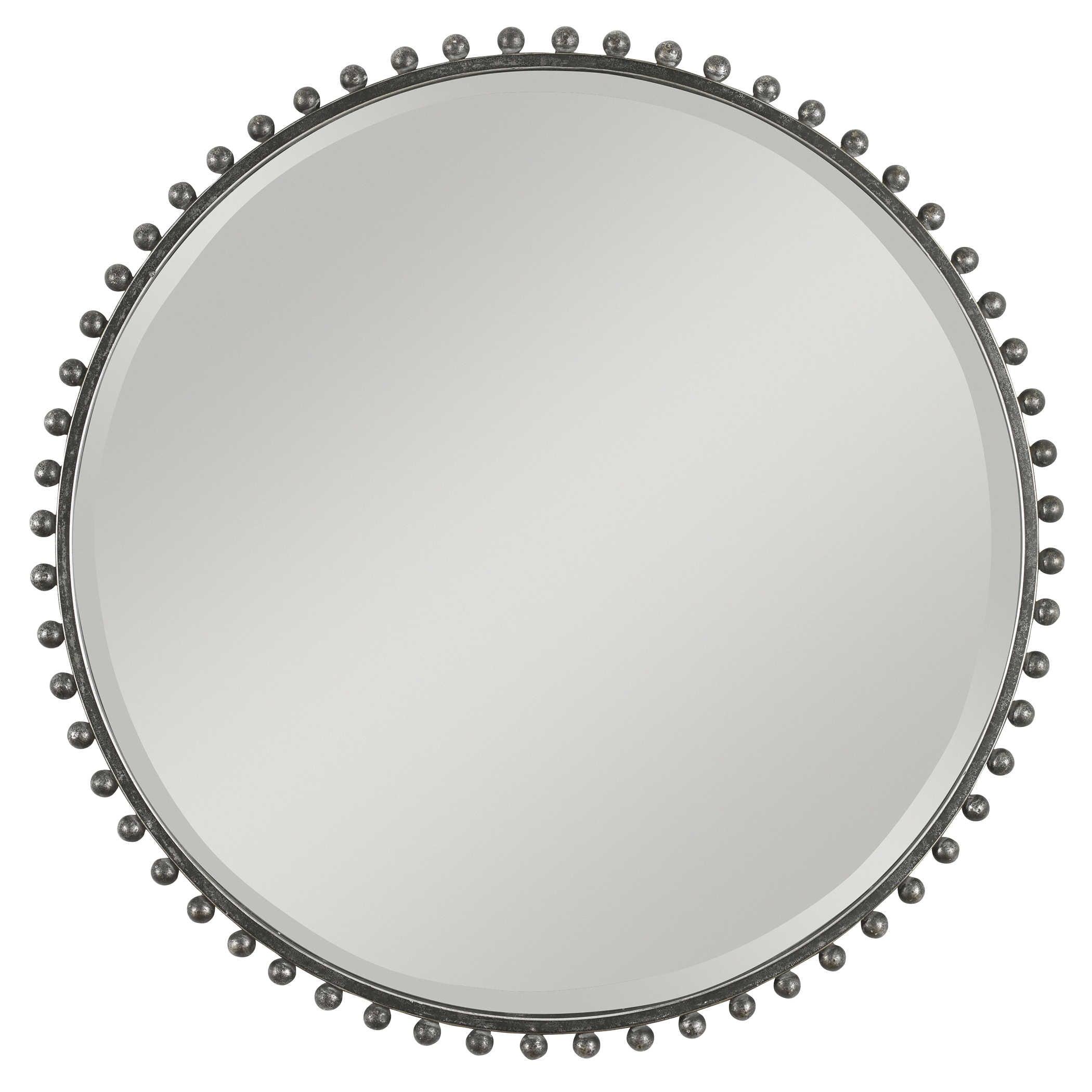 TAZA ROUND IRON MIRROR - Remutear
