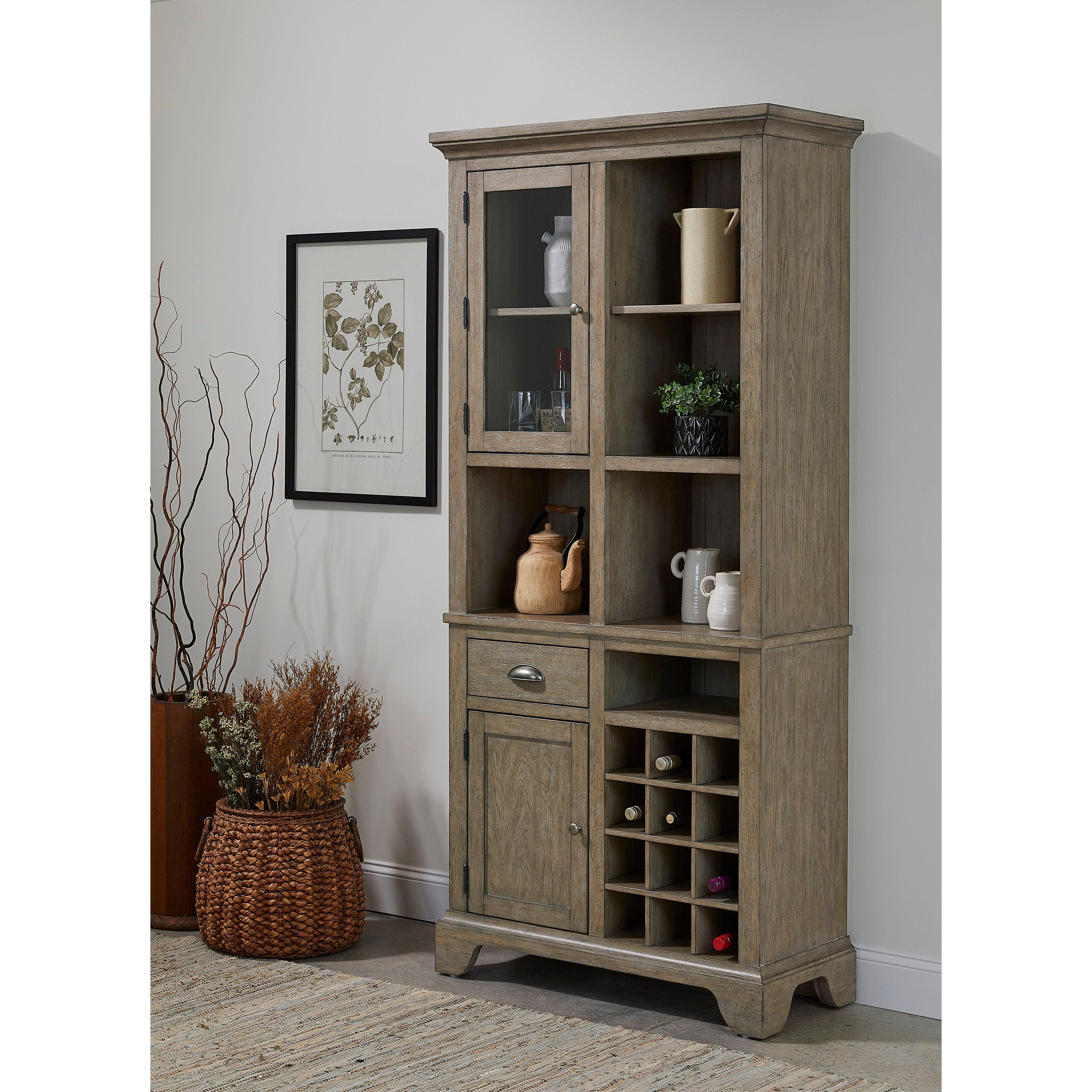 Kitchen Curio with Wine Storage - Remutear