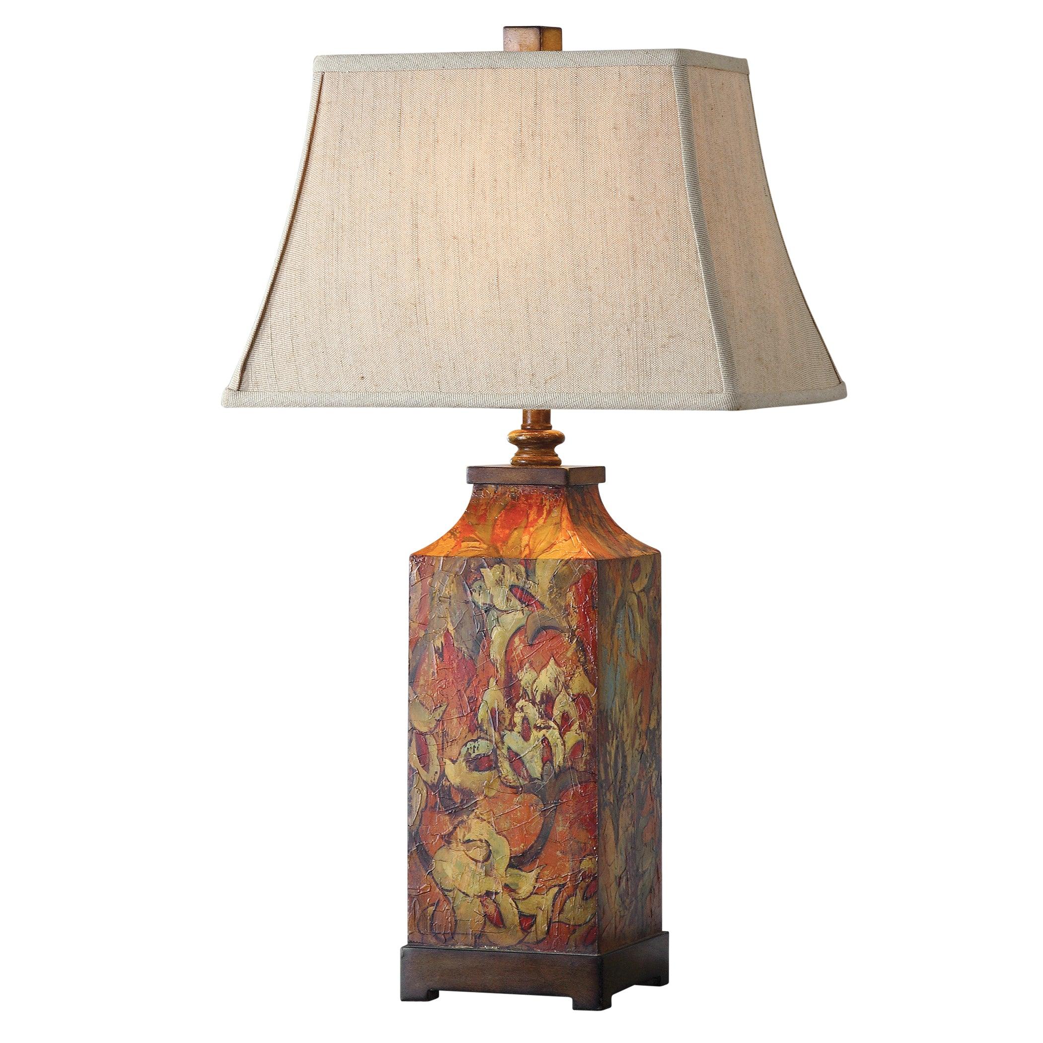COLORFUL FLOWERS TABLE LAMP - Remutear