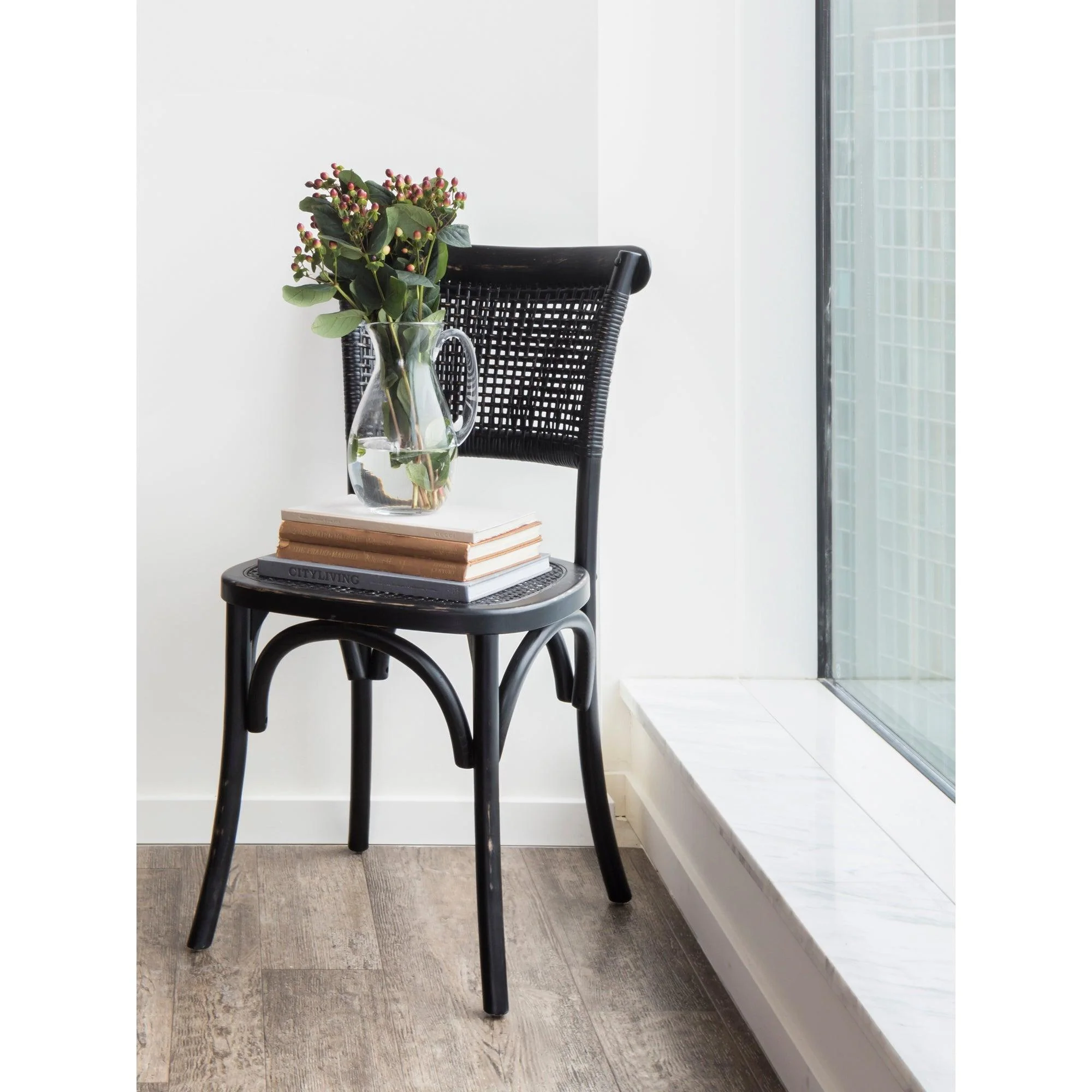 Churchill Dining Chair Antique Black - Set Of Two - Remutear