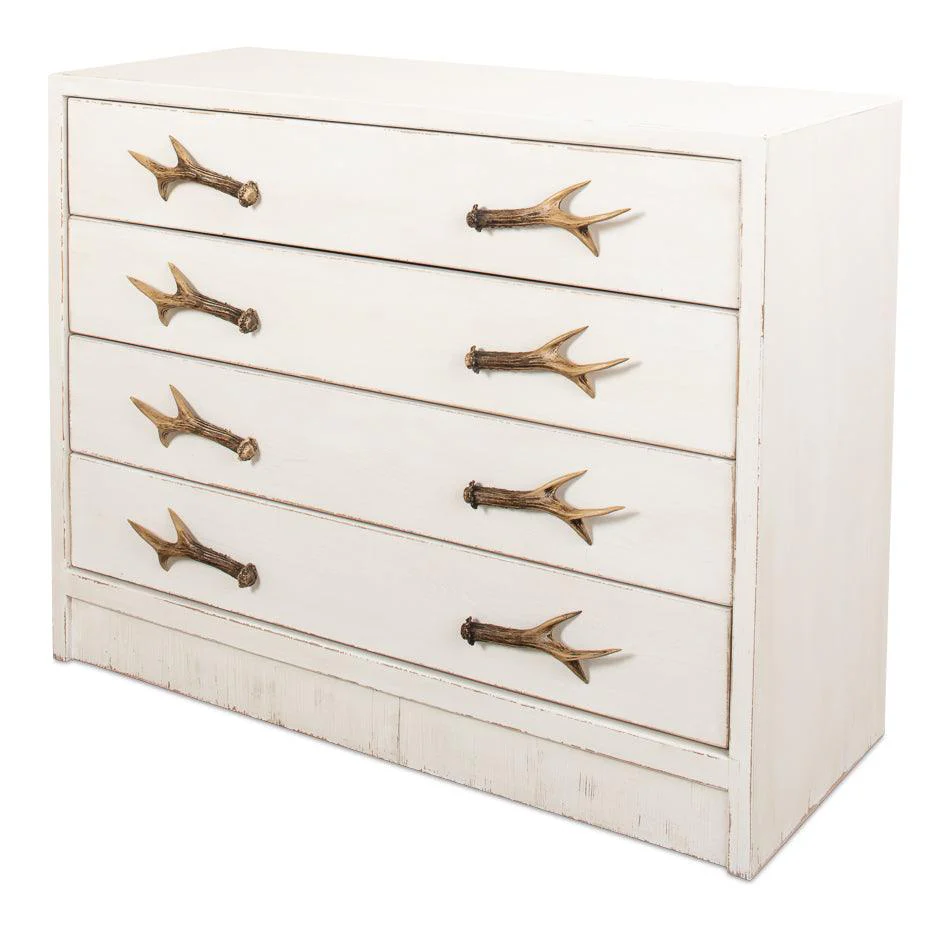 Beach House Antlers Commode - Remutear