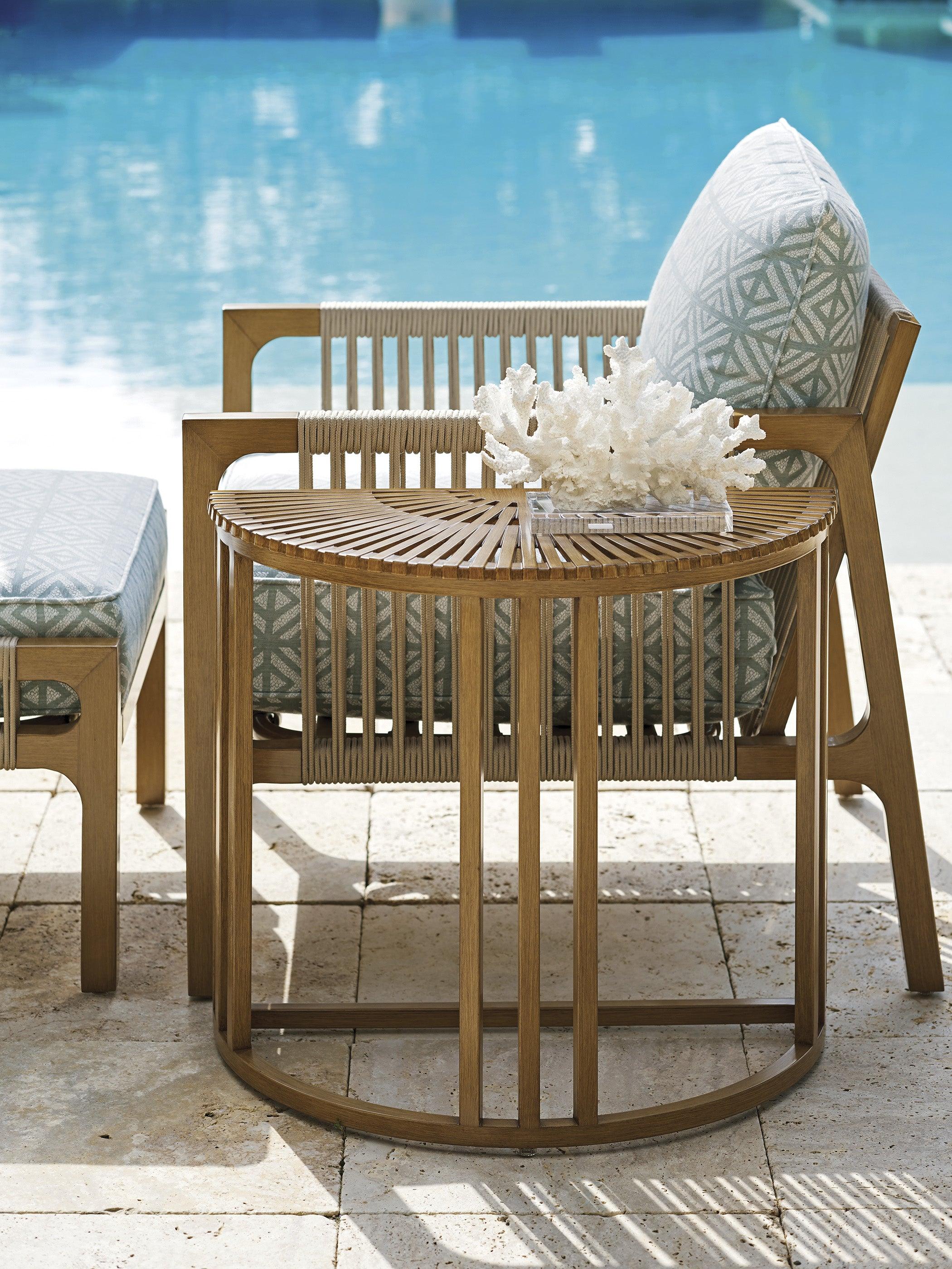 St Tropez Demilune End Table - Remutear