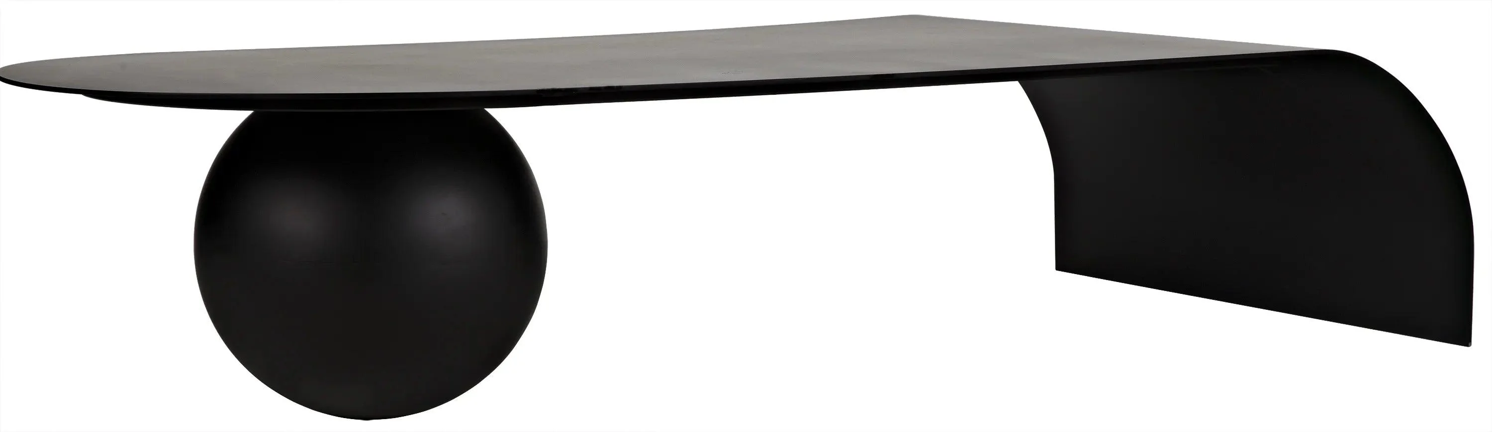 Rosario Coffee Table, Black Steel - Remutear