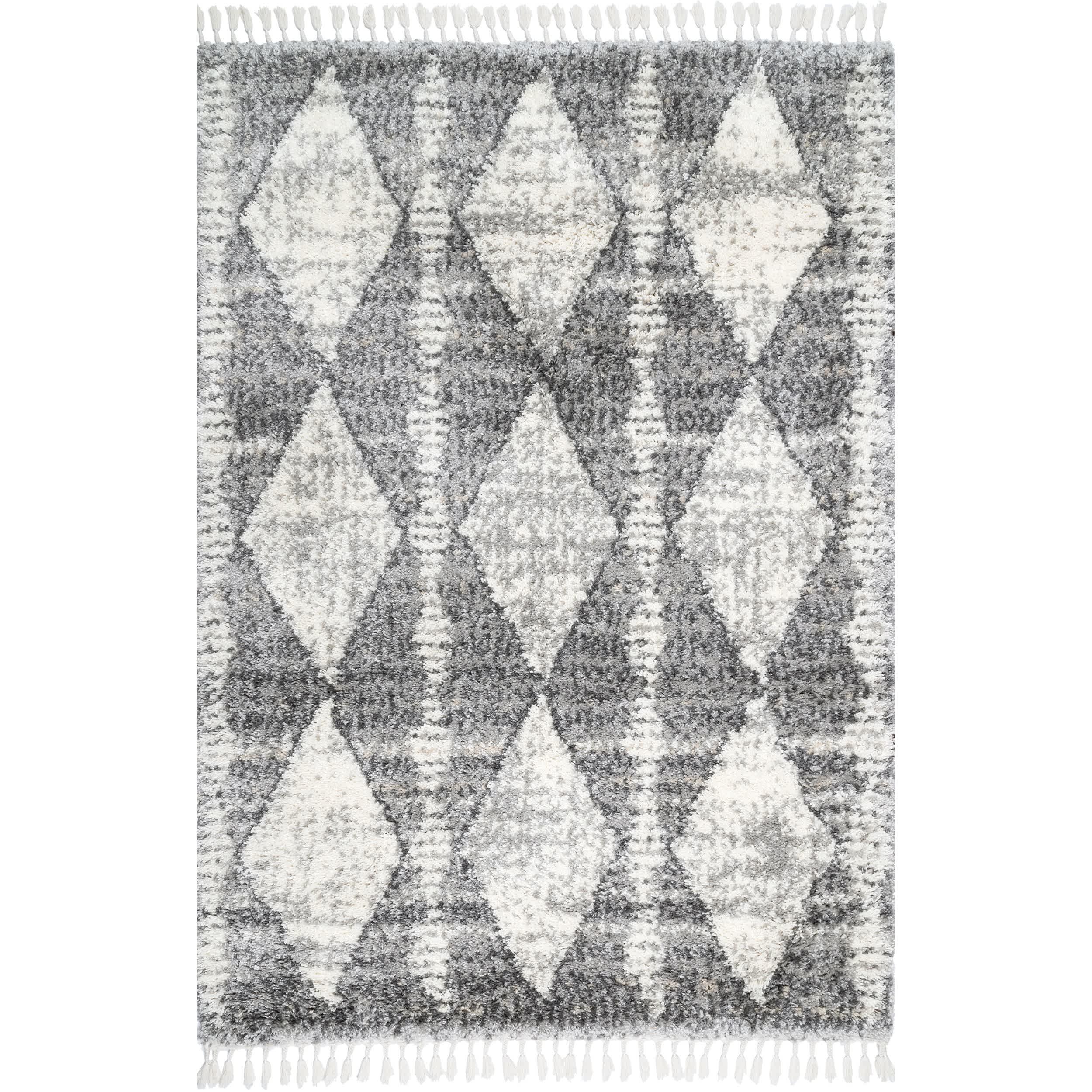 Selah Geometric Shag Area Rug - Remutear