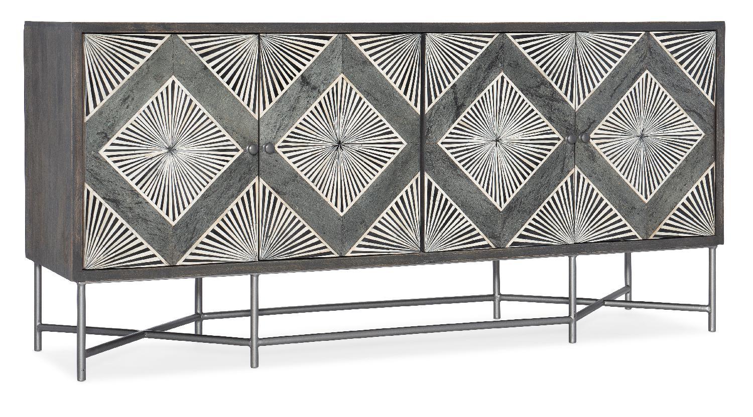 Melange Hawthorne Four Door Credenza - Remutear