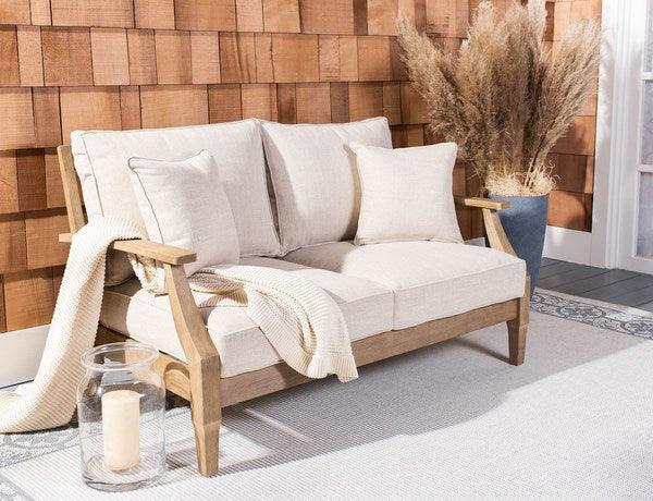 MARTINIQUE WOOD PATIO LOVESEAT - Remutear