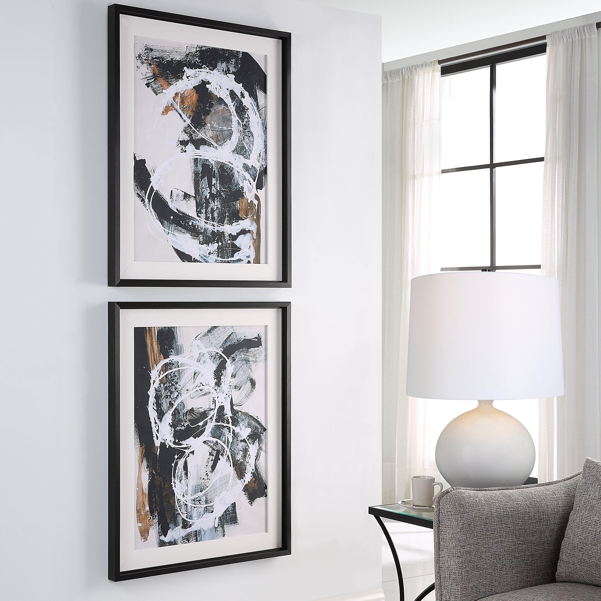 Winterland Abstract Prints, Set/2 - Remutear