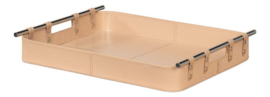 Safari Leather Tray - Mushroom - Remutear