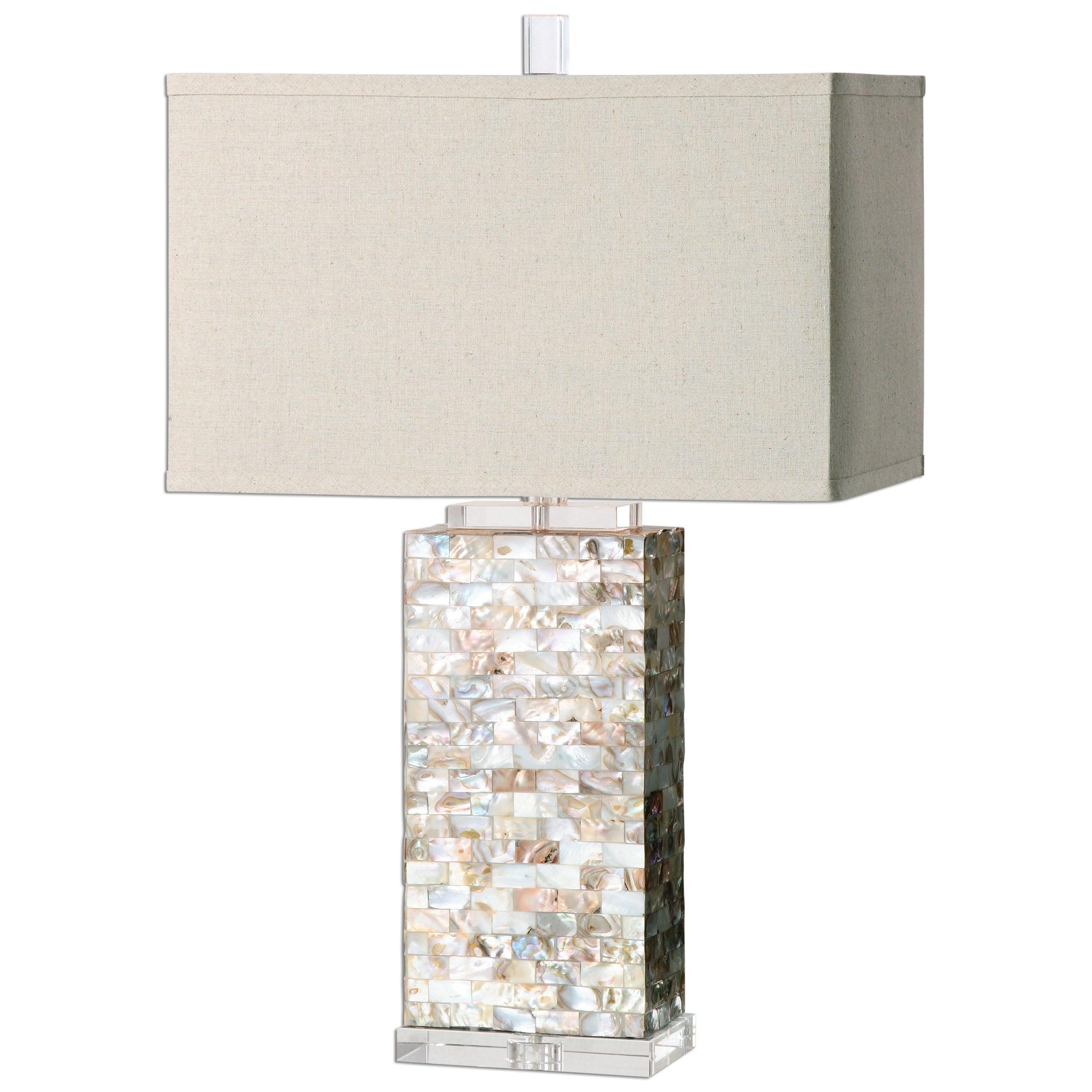 Aden Capiz Shell Lamp - Remutear