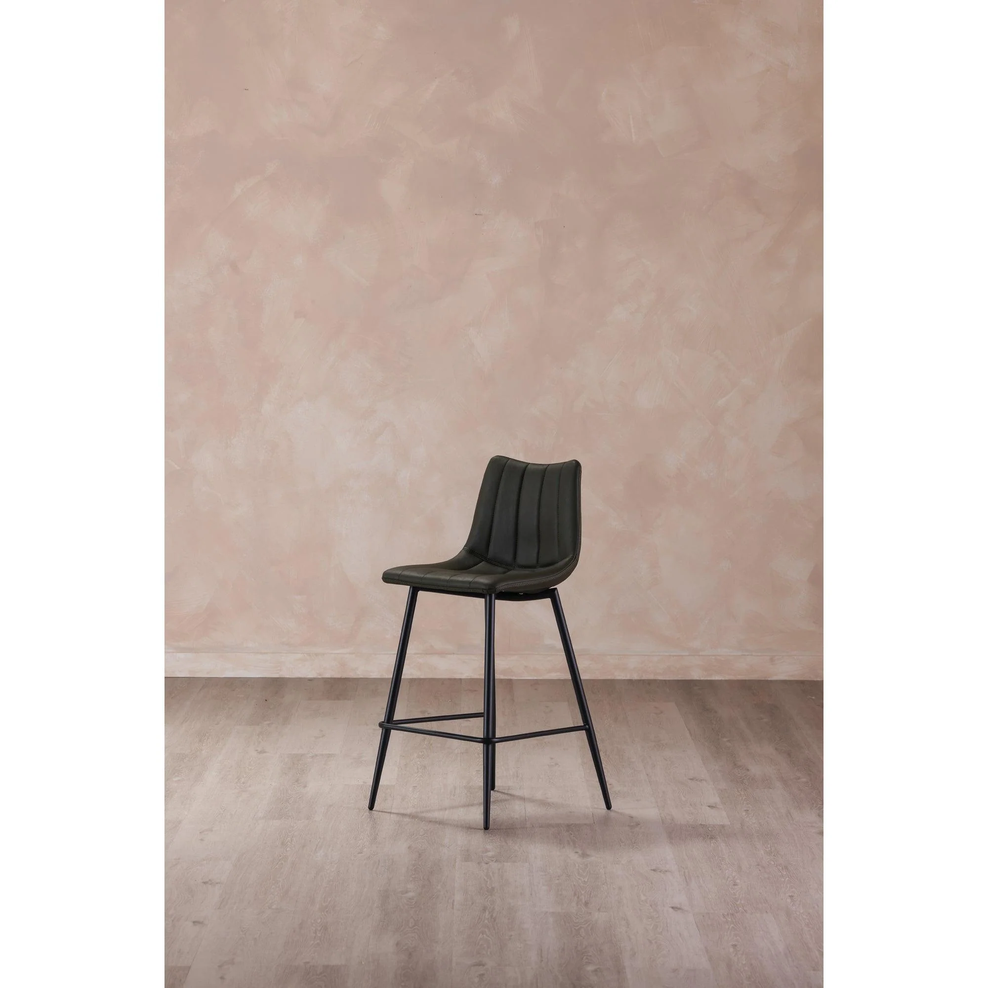 Alibi Counter Stool Dark Green - Set Of Two - Remutear