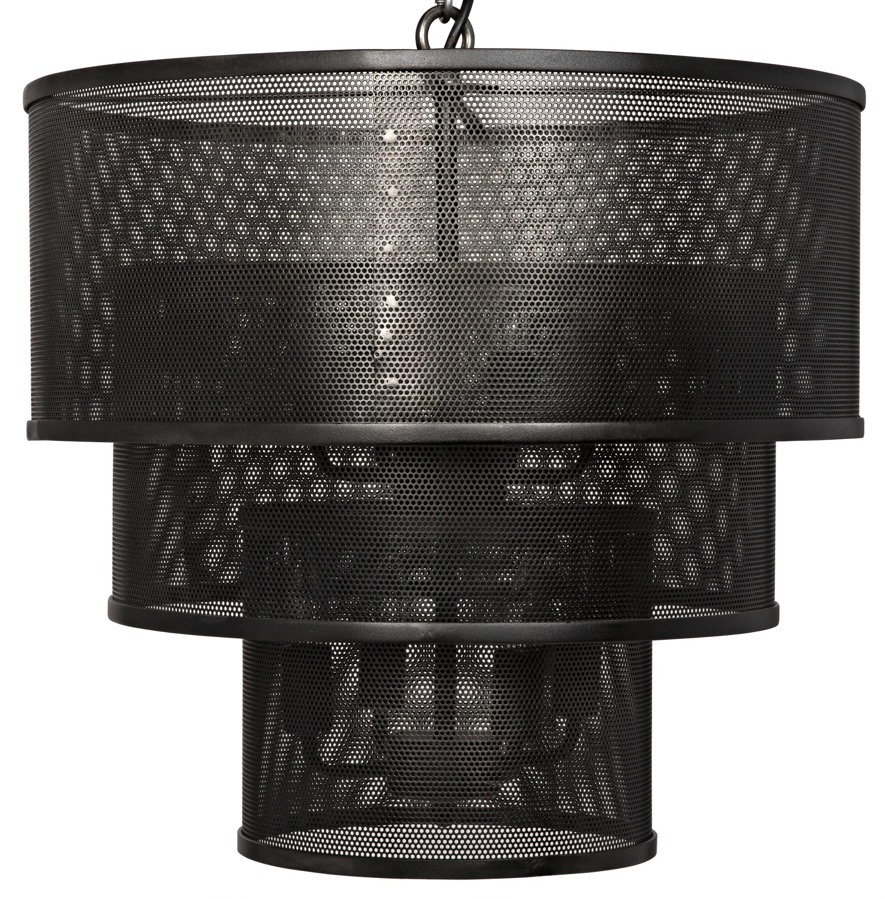 Arena Pendant, Black Steel - Remutear
