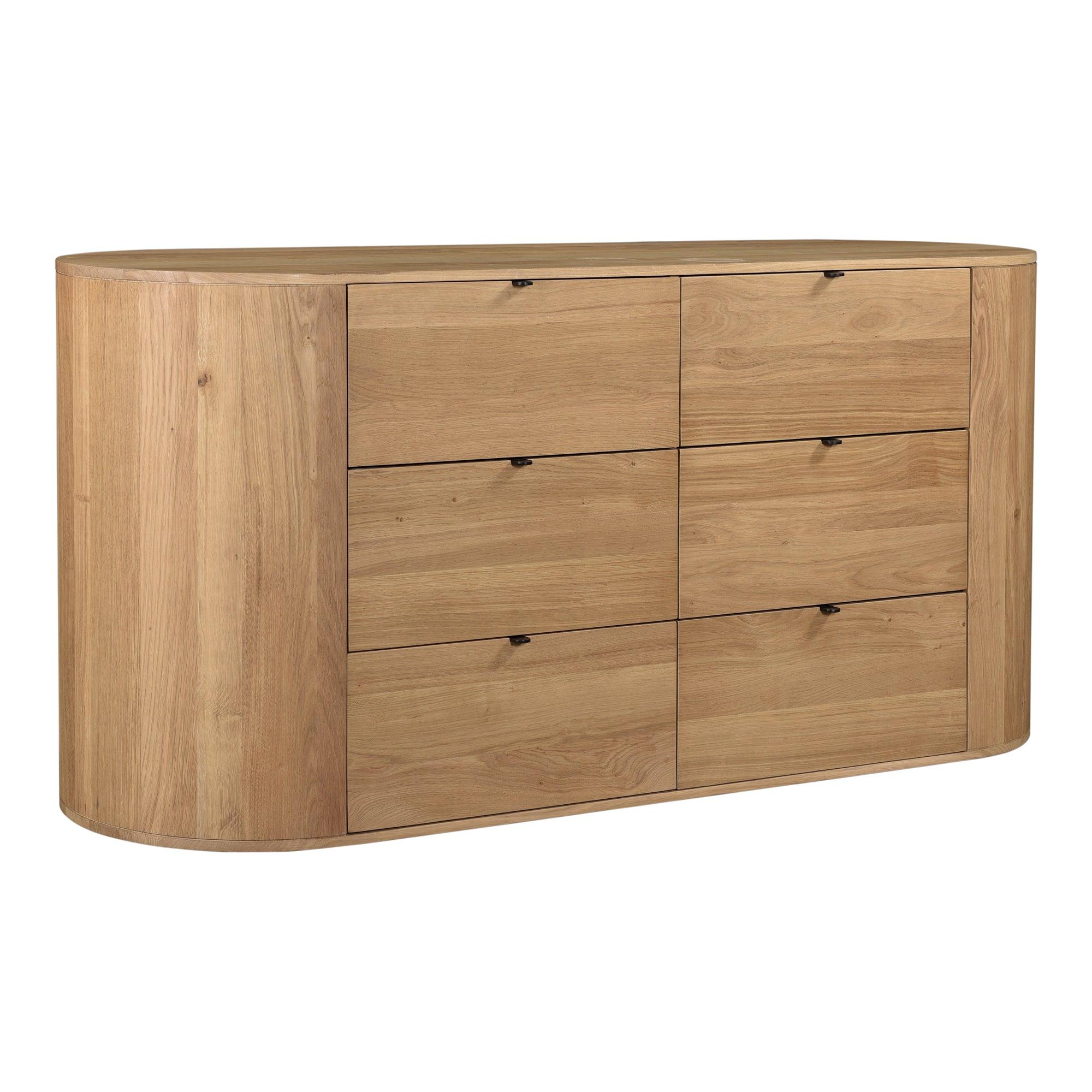 Theo 6 Drawer Dresser Natural - Remutear
