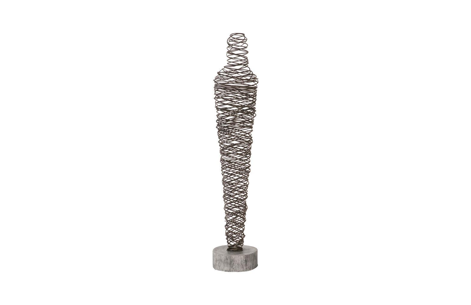 Abstract Wire Man Floor Sculpture, SM - Remutear