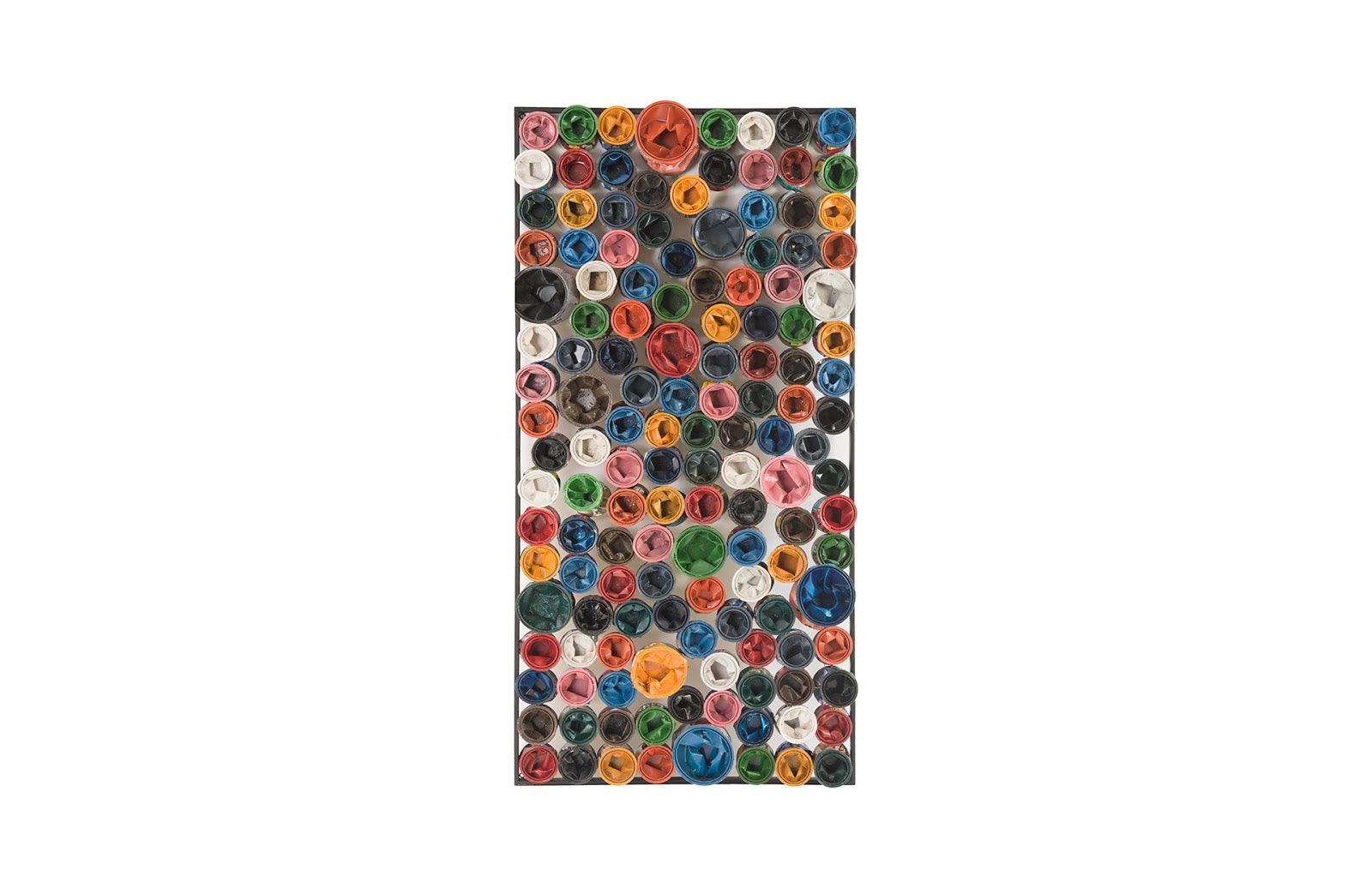 Paint Can Wall Art, Rectangle, Assorted Colors - Remutear