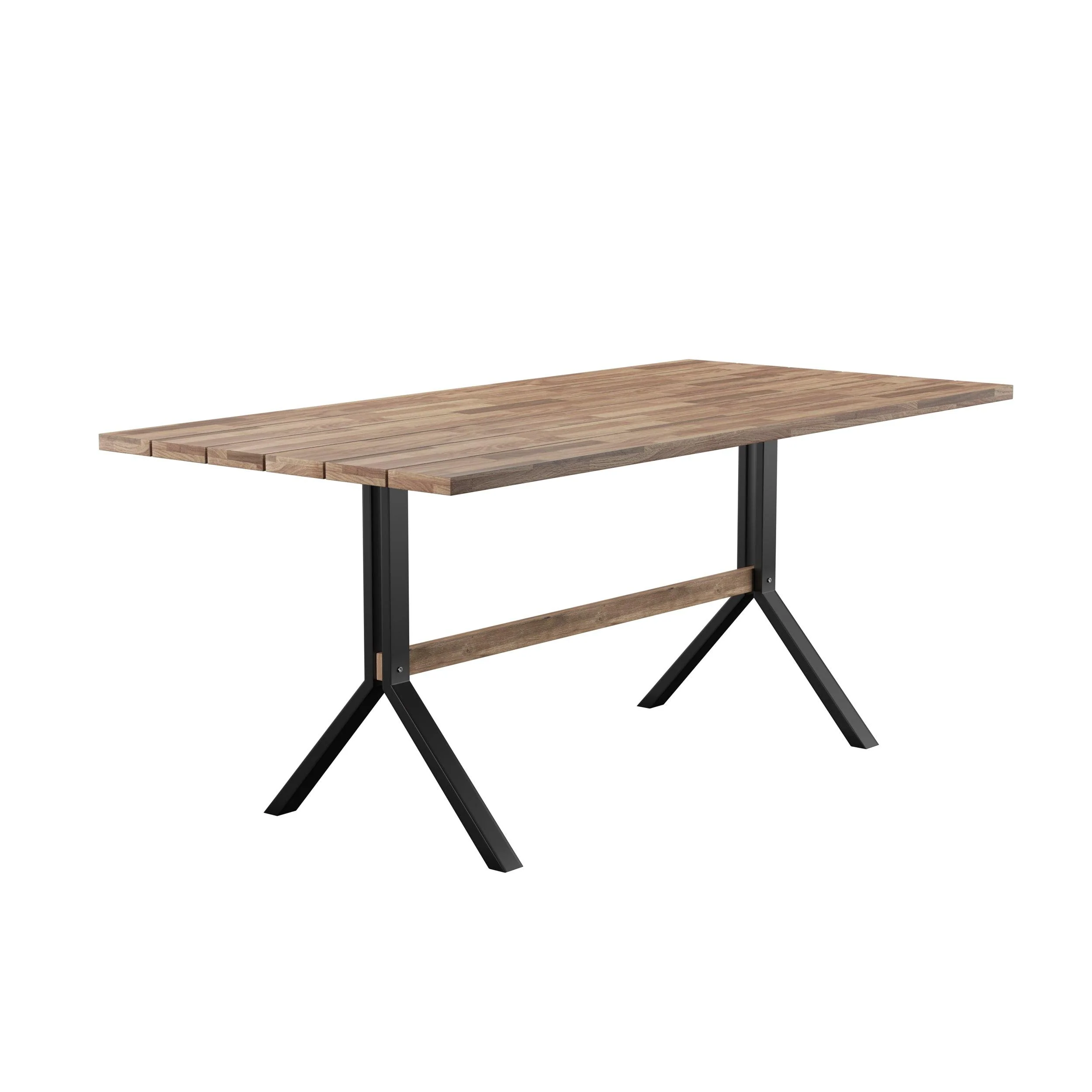 Standlake Slatted Outdoor Dining Table - Remutear