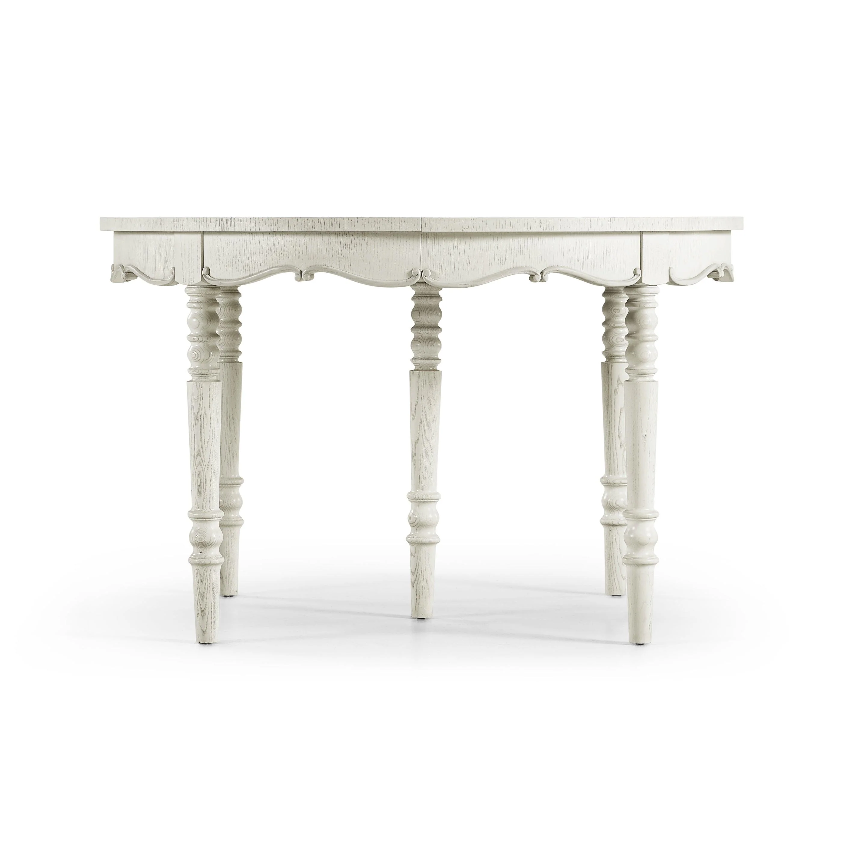 White Lenticular Dining Table - Remutear