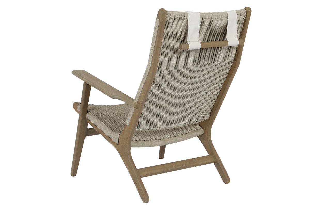 Coastal Teak Cushionless Highback Chair - Remutear