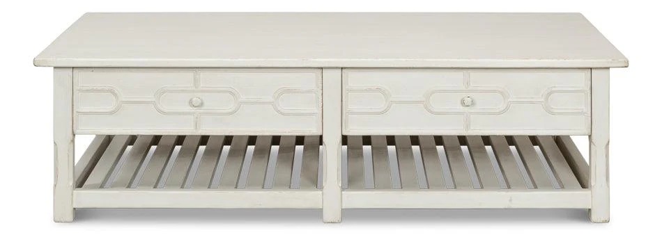 Isla Coffee Table - Antique White - Remutear