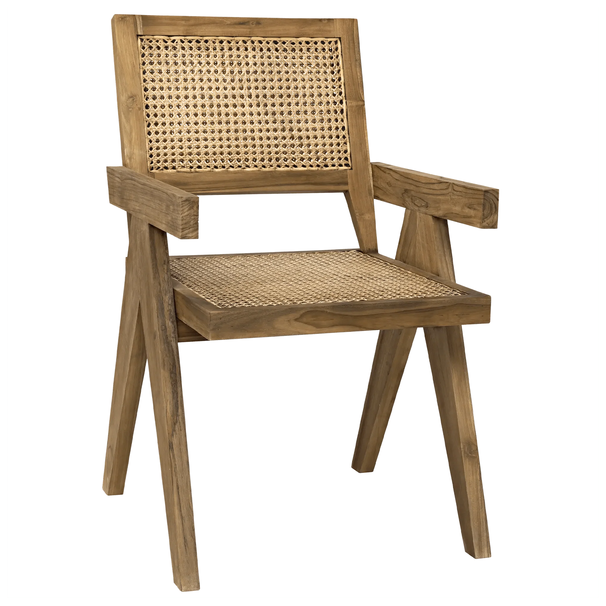 Jude Chair with Caning, Teak - Remutear