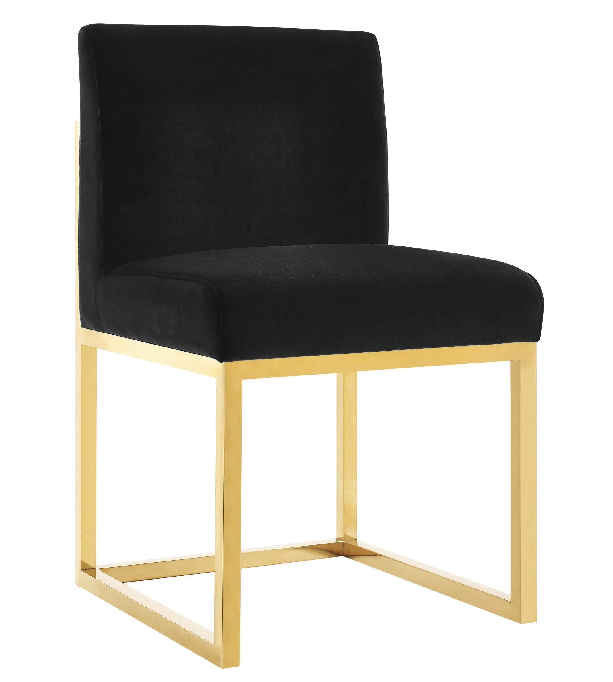 Haute Black Velvet Chair - Remutear