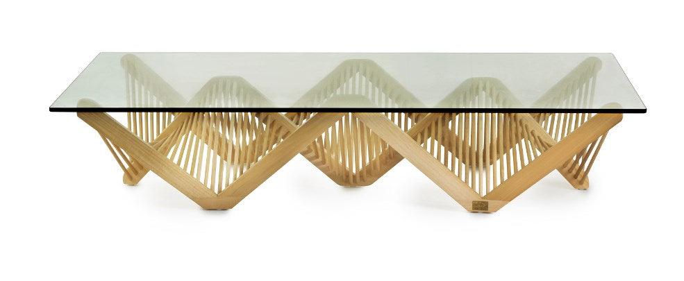 Geo Cocktail Table, Rectangular, Natural - Remutear