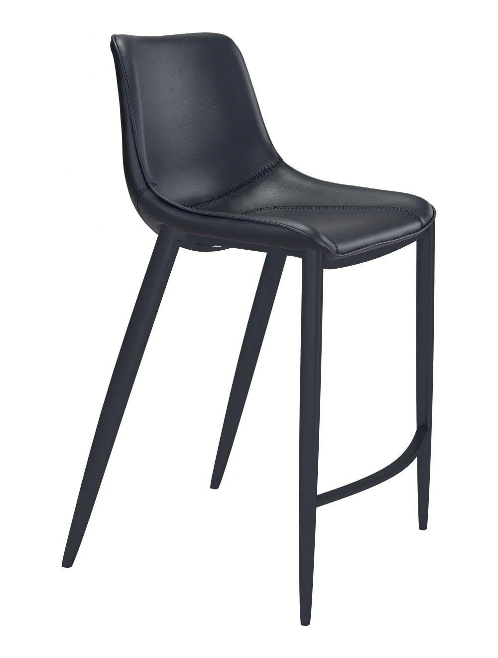Magnus Bar Chair (Set of 2) Black - Remutear