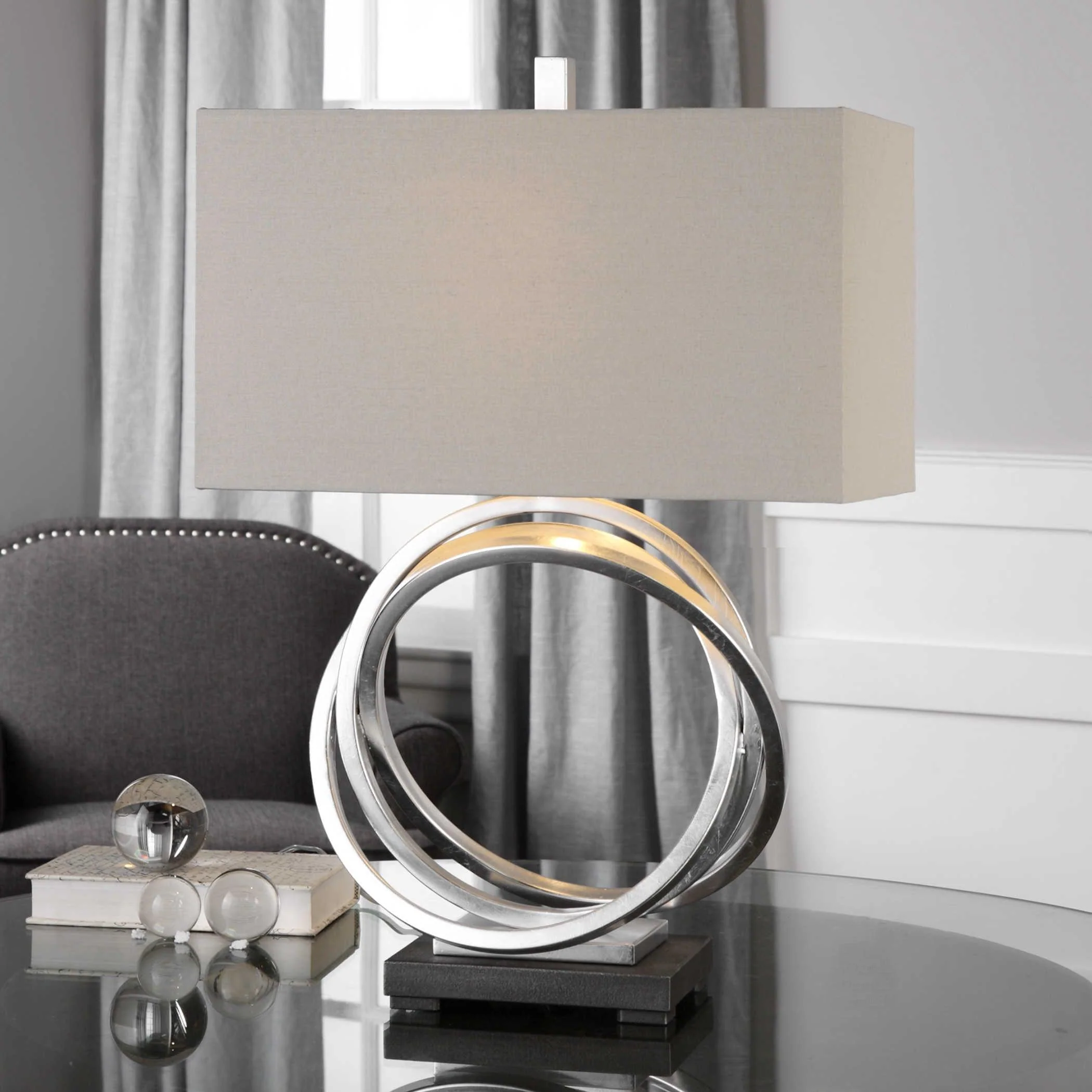 Soroca Silver Rings Lamp - Remutear