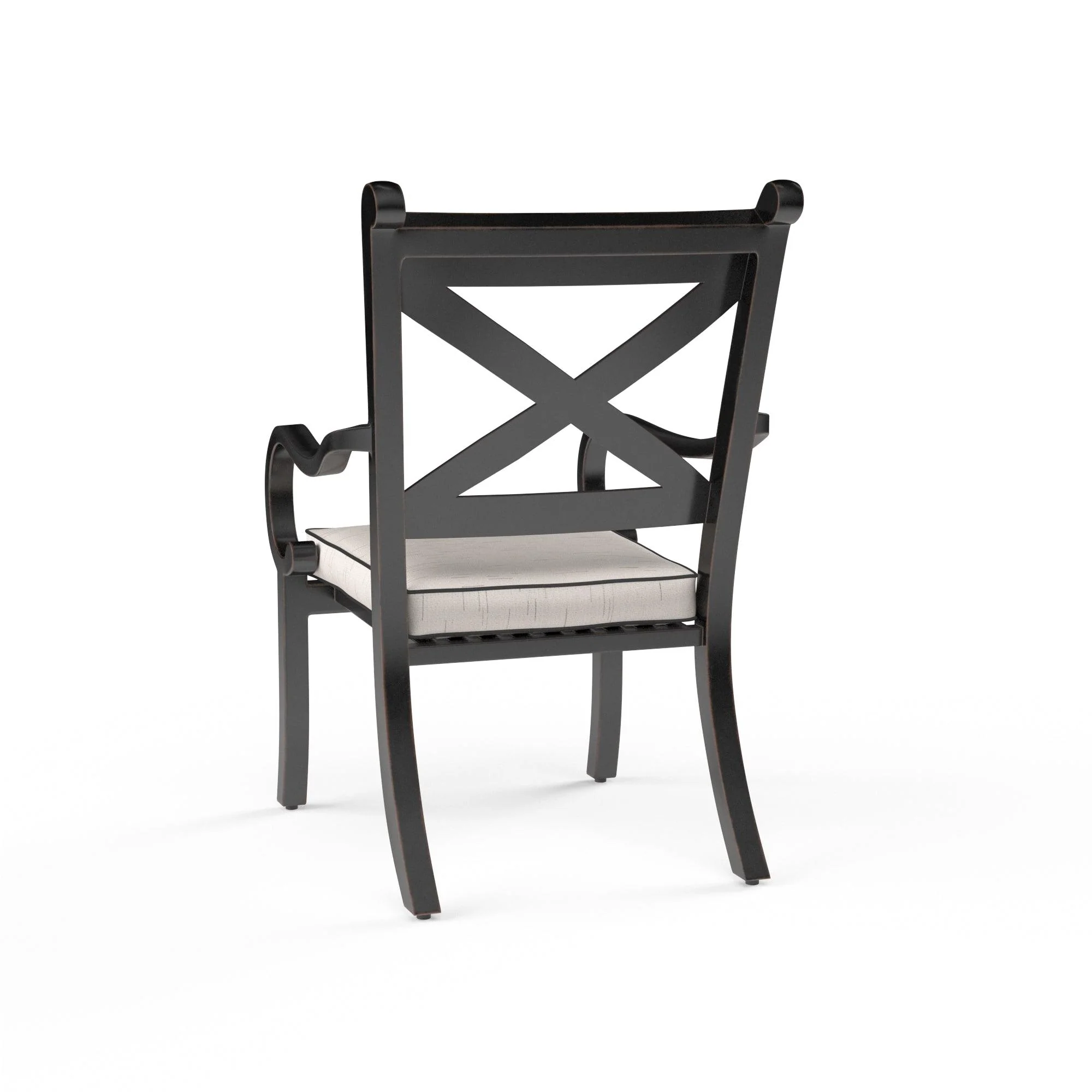 Monterey Dining Chair in Frequency Sand w/ Contrast Canvas Java Welt - Remutear