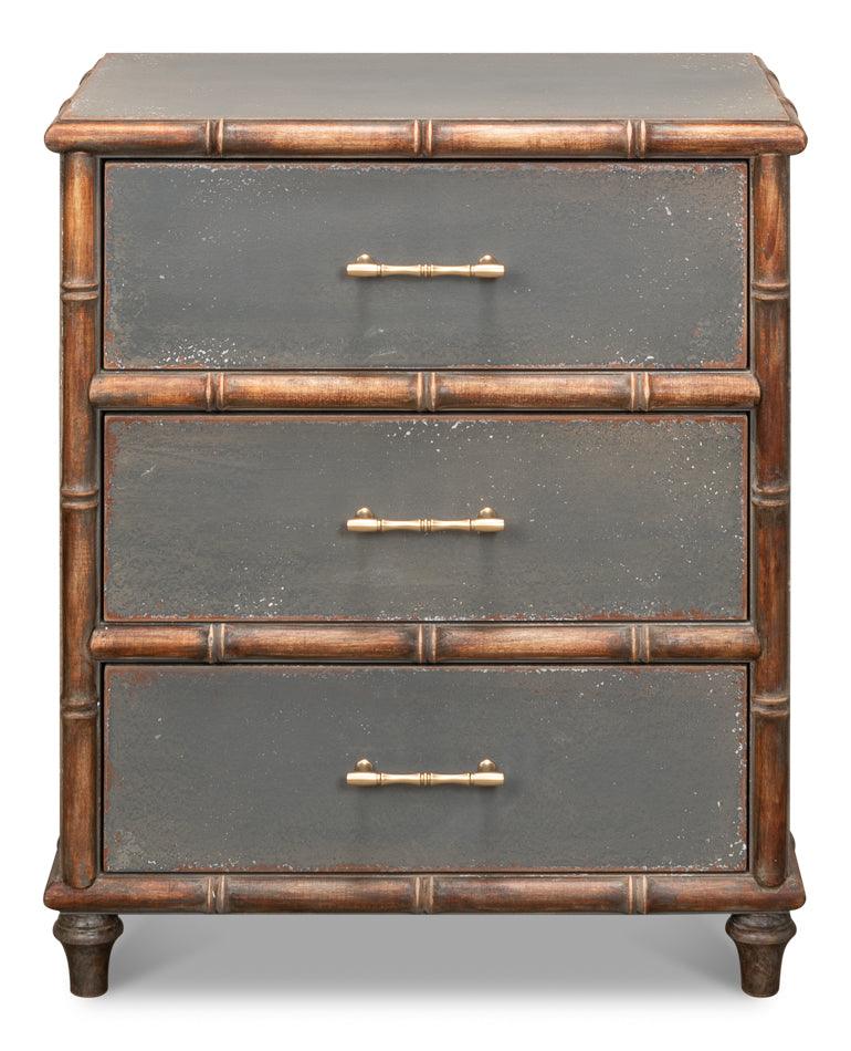 Bambusa Nightstand - Smoky Grey - Remutear
