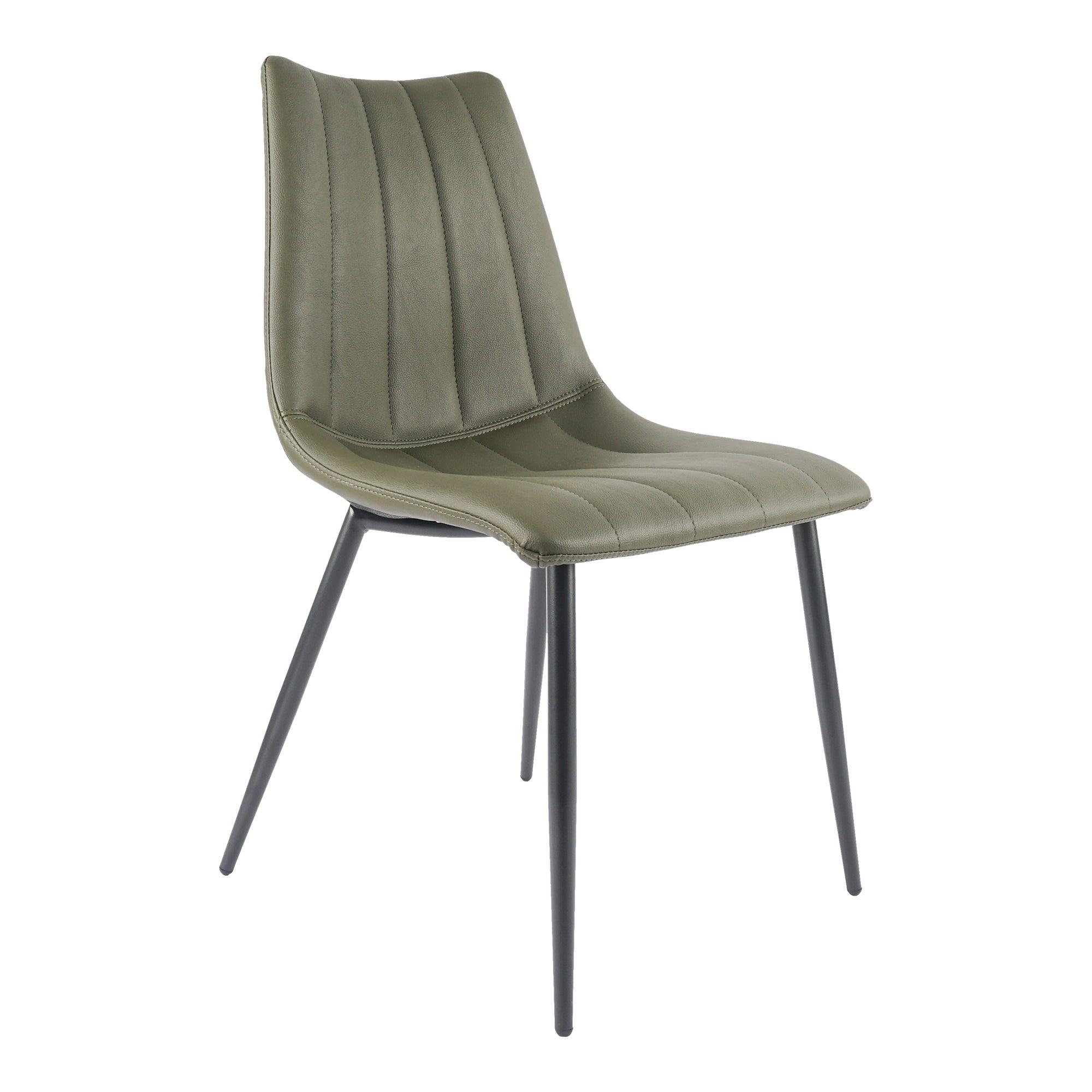 Alibi Dining Chair Dark Green - Set Of Two - Remutear