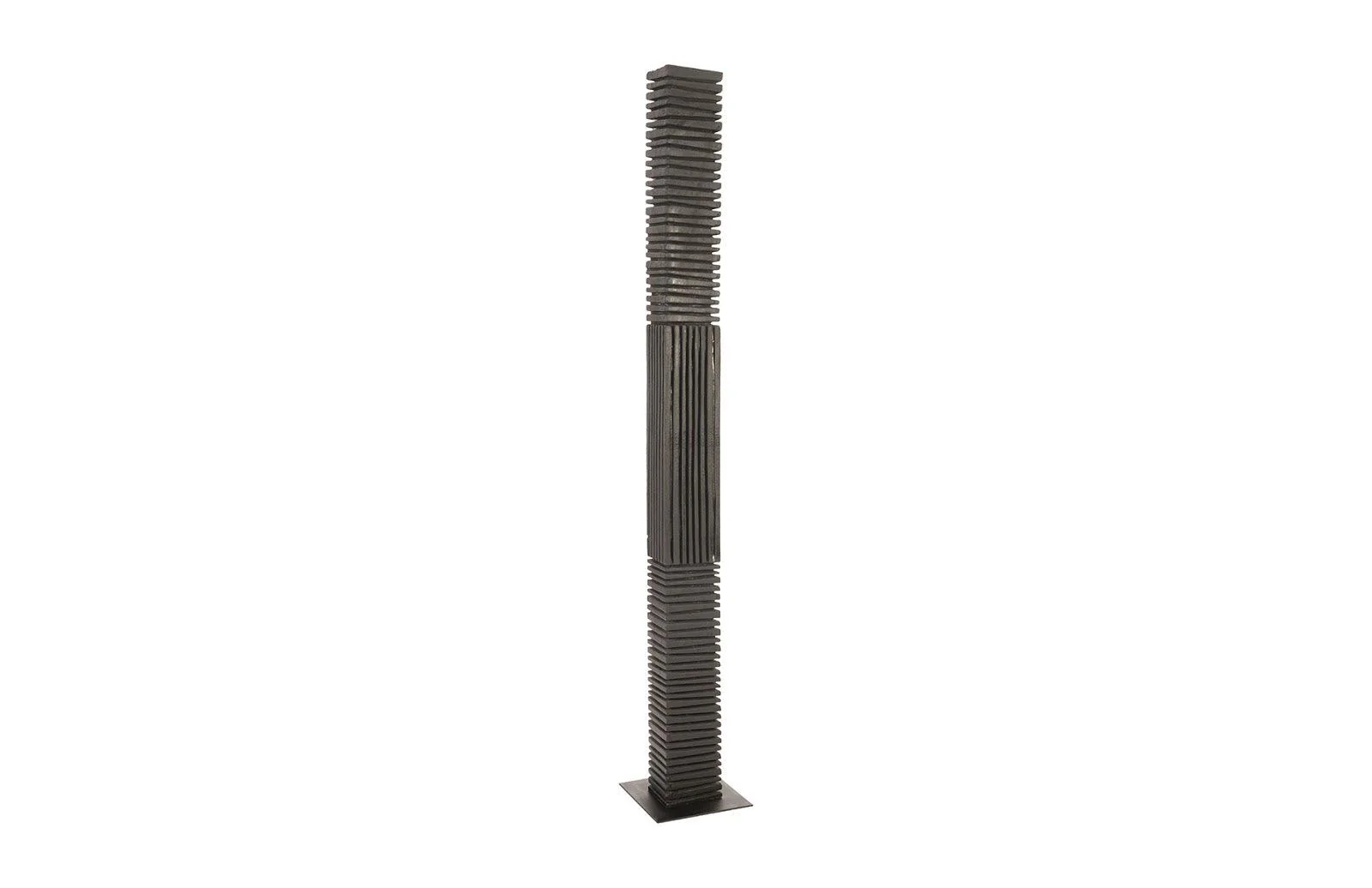 Black Wood Abstract Sculpture, Assorted with Natural Characteristics - Remutear