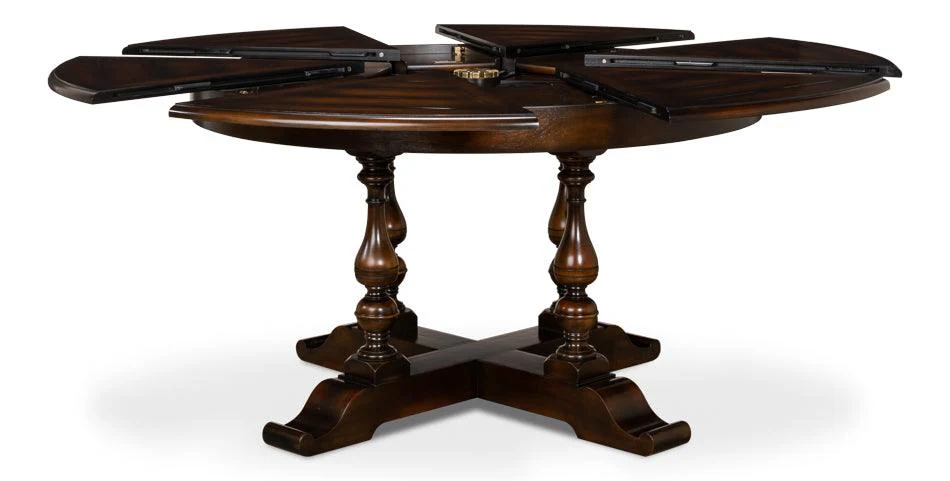 Walnut Jupe Dining Table Medium - Ebony - Remutear