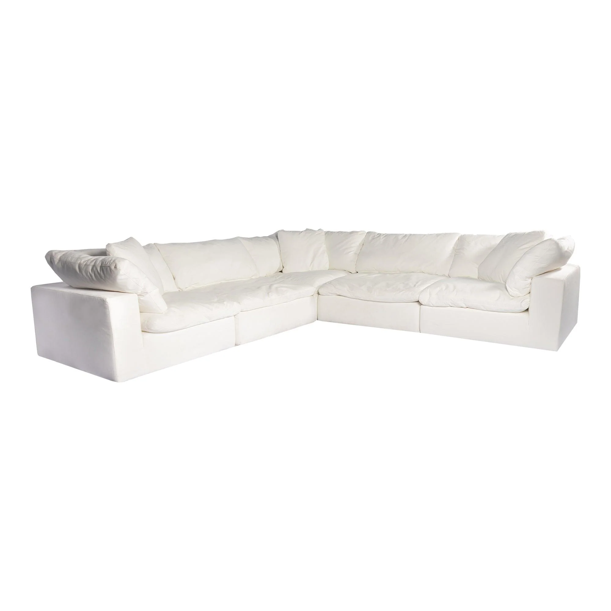 Clay Classic Modular Sectional Performance Fabric White - Remutear
