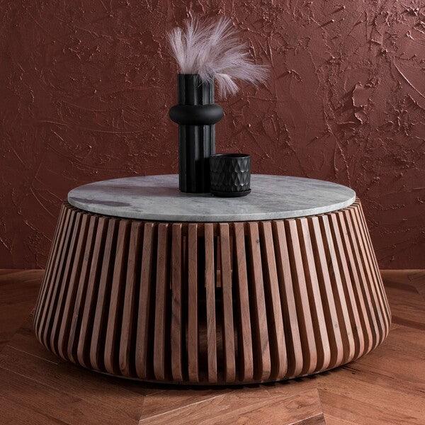 LUANNE MARBLE TOP COFFEE TABLE - Remutear