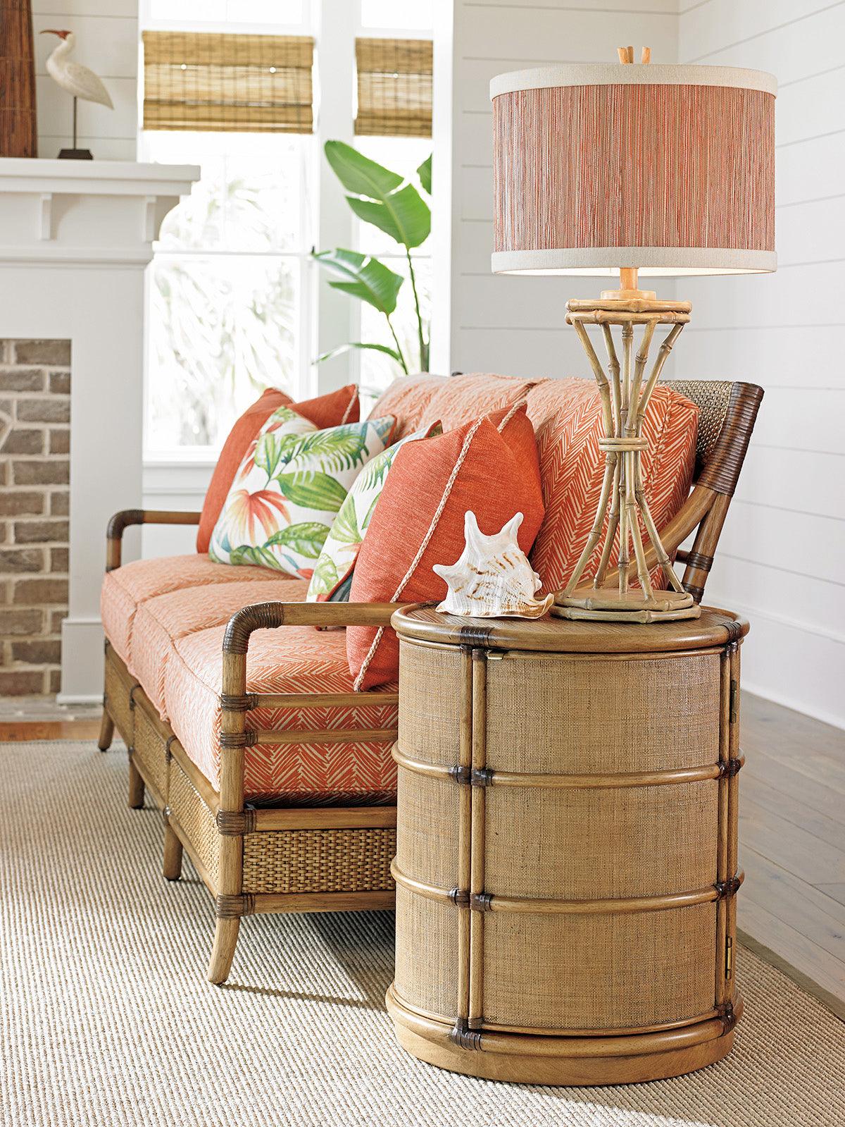 Twin Palms Cassada Drum Table - Remutear
