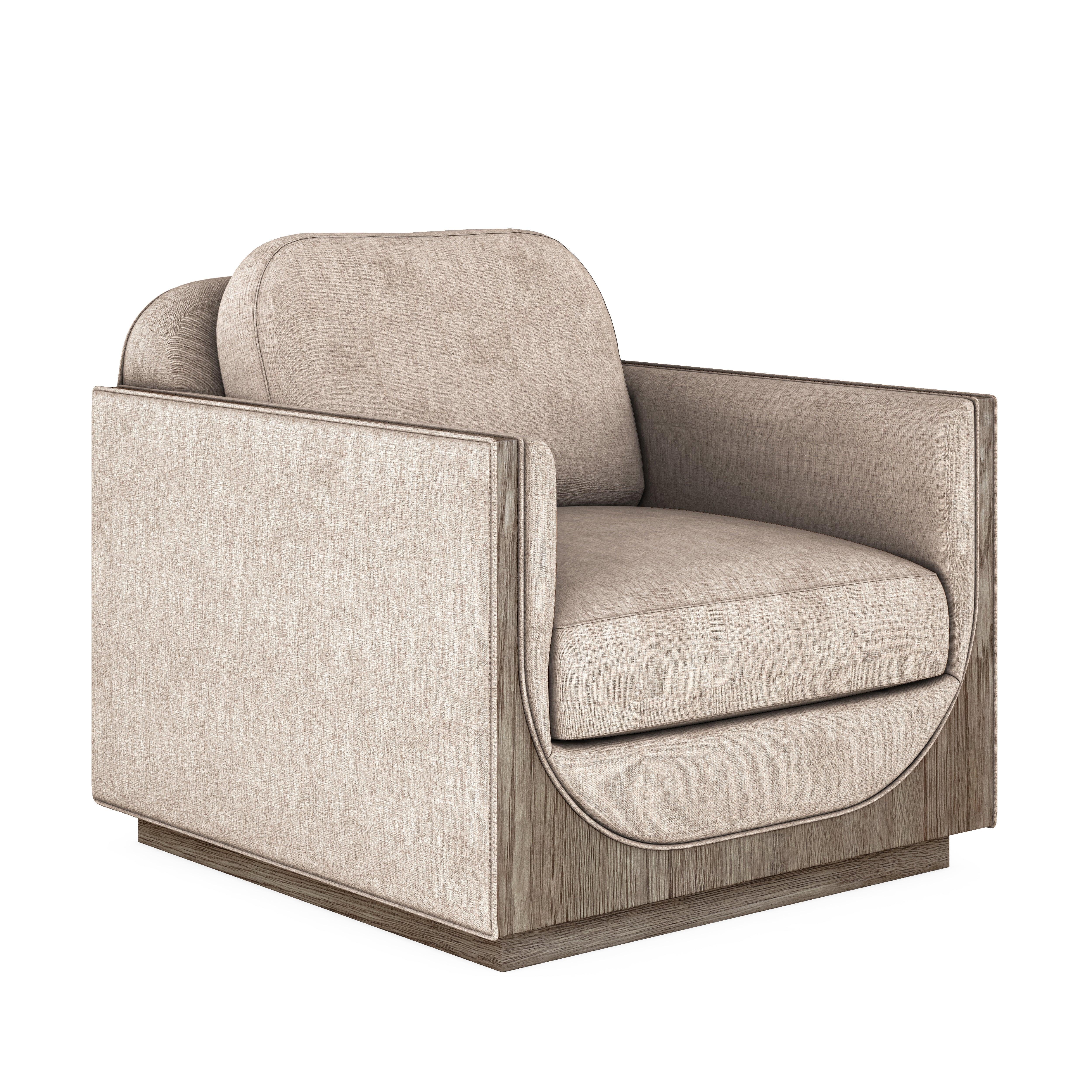 Bastion Lounge Chair, H-Silver - Remutear