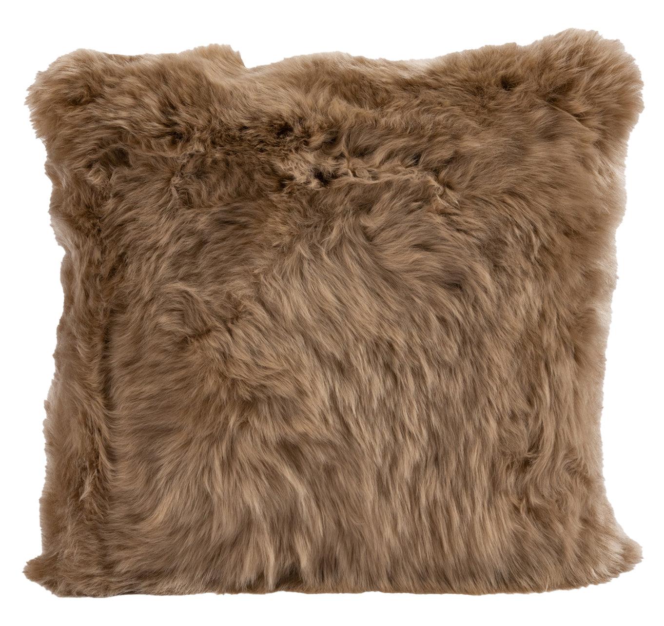 Longwool Sheepskin Square Cushion - Remutear