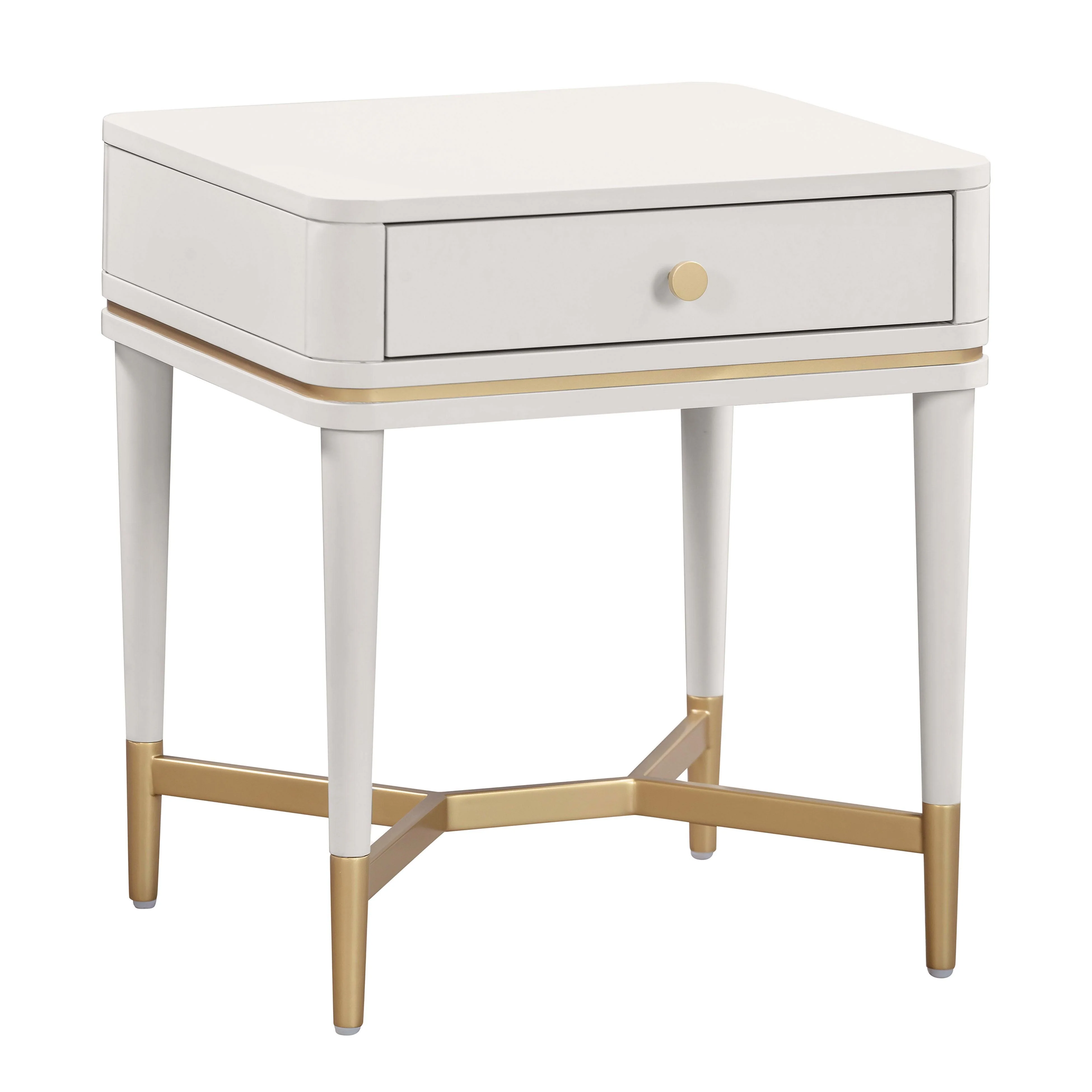 Julieta Cream Nightstand - Remutear