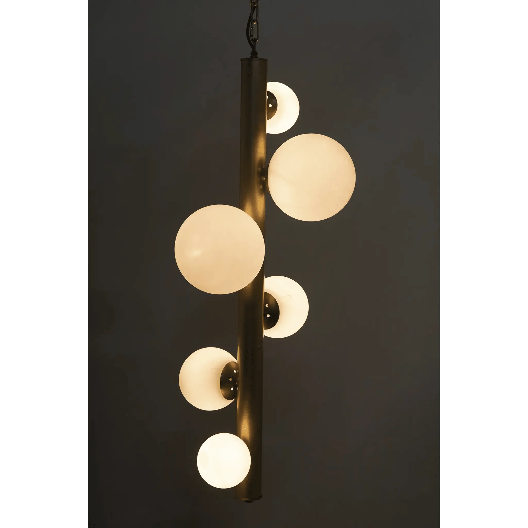 Orellana Chandelier, Metal with Brass Finish - Remutear