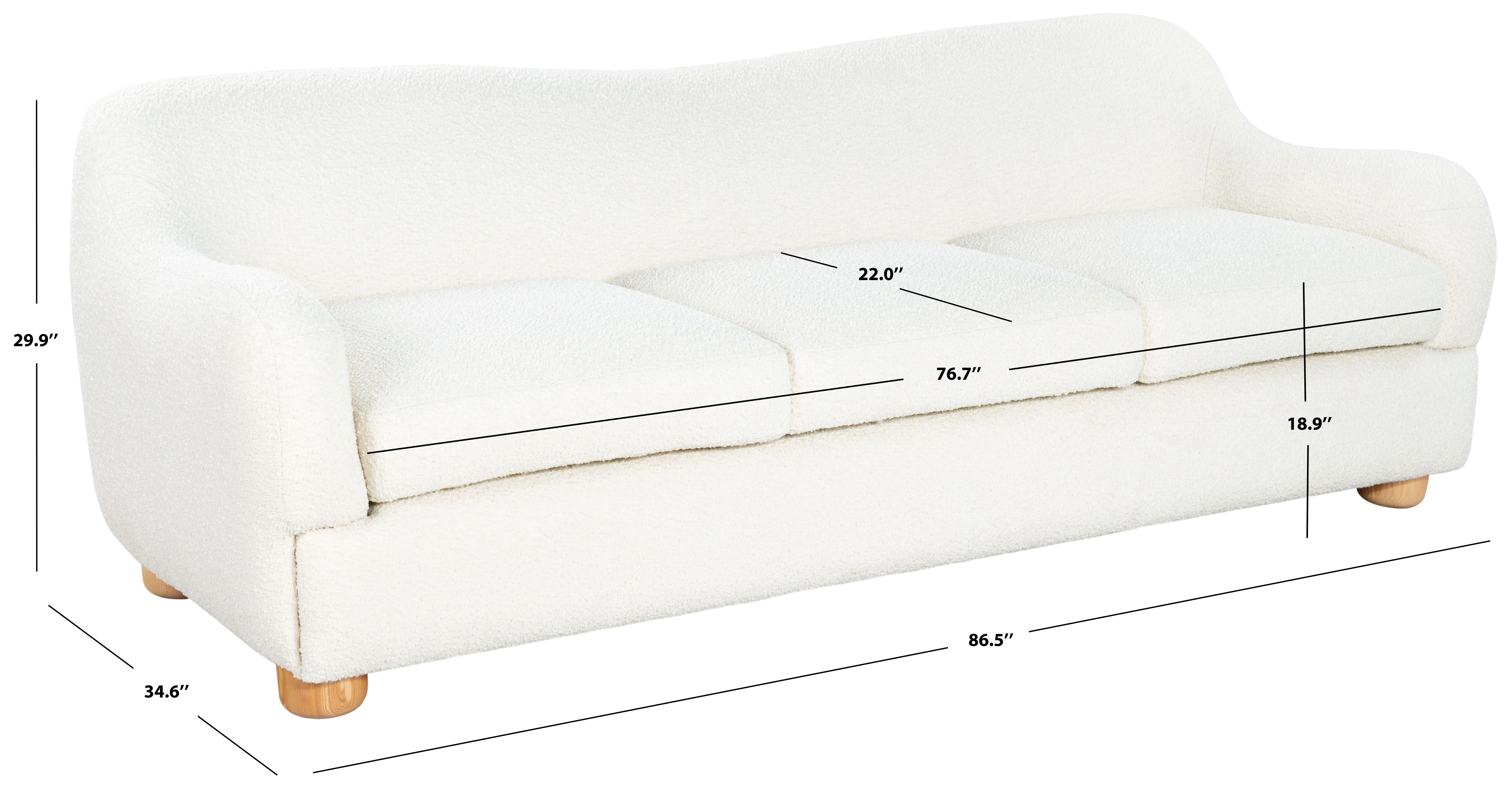 DYANNA BOUCLE SOFA - Remutear