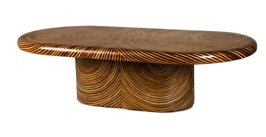 Showtime Ribbon Cocktail Table, Oval - Remutear