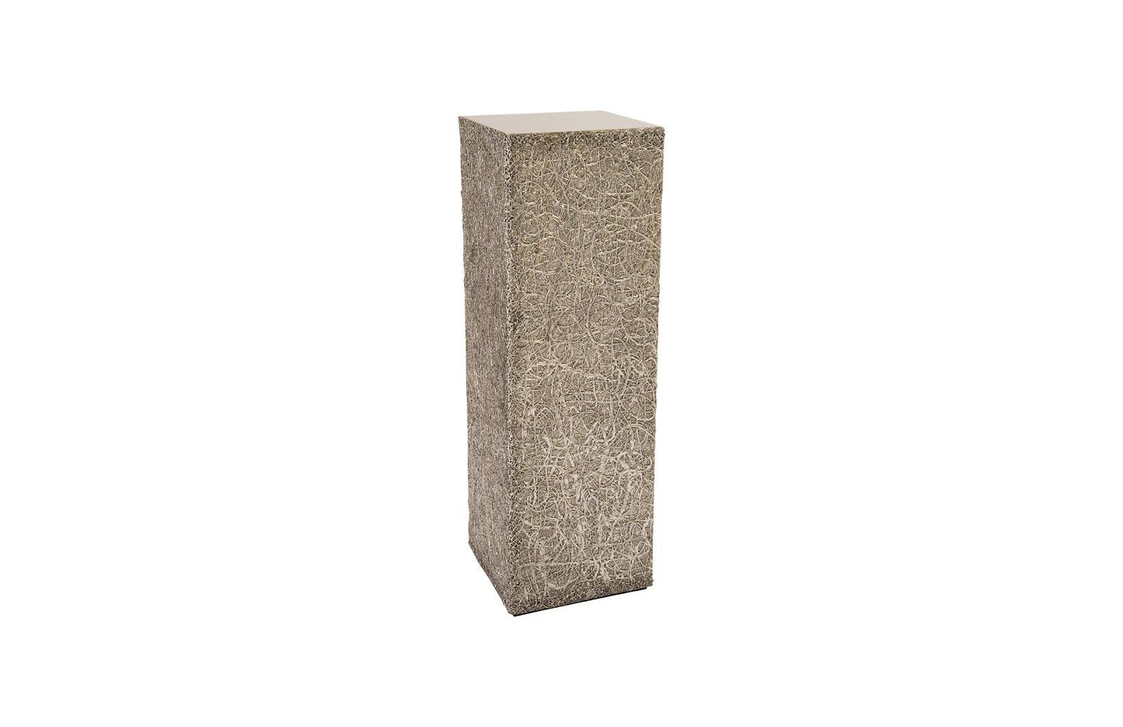 String Theory Pedestal, Silver Leaf, LG - Remutear
