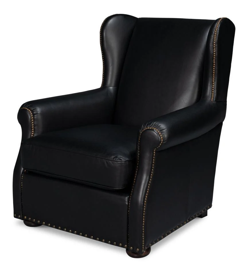 London Dry Accent Chair - Onyx Black - Remutear