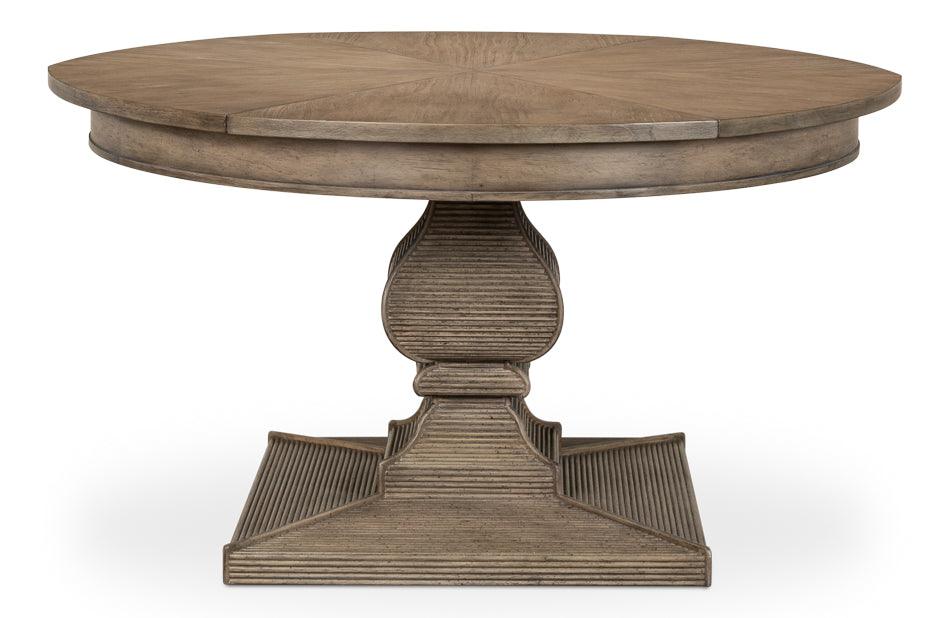 Kelso Equestrian Jupe Dining Table - Grey - Remutear
