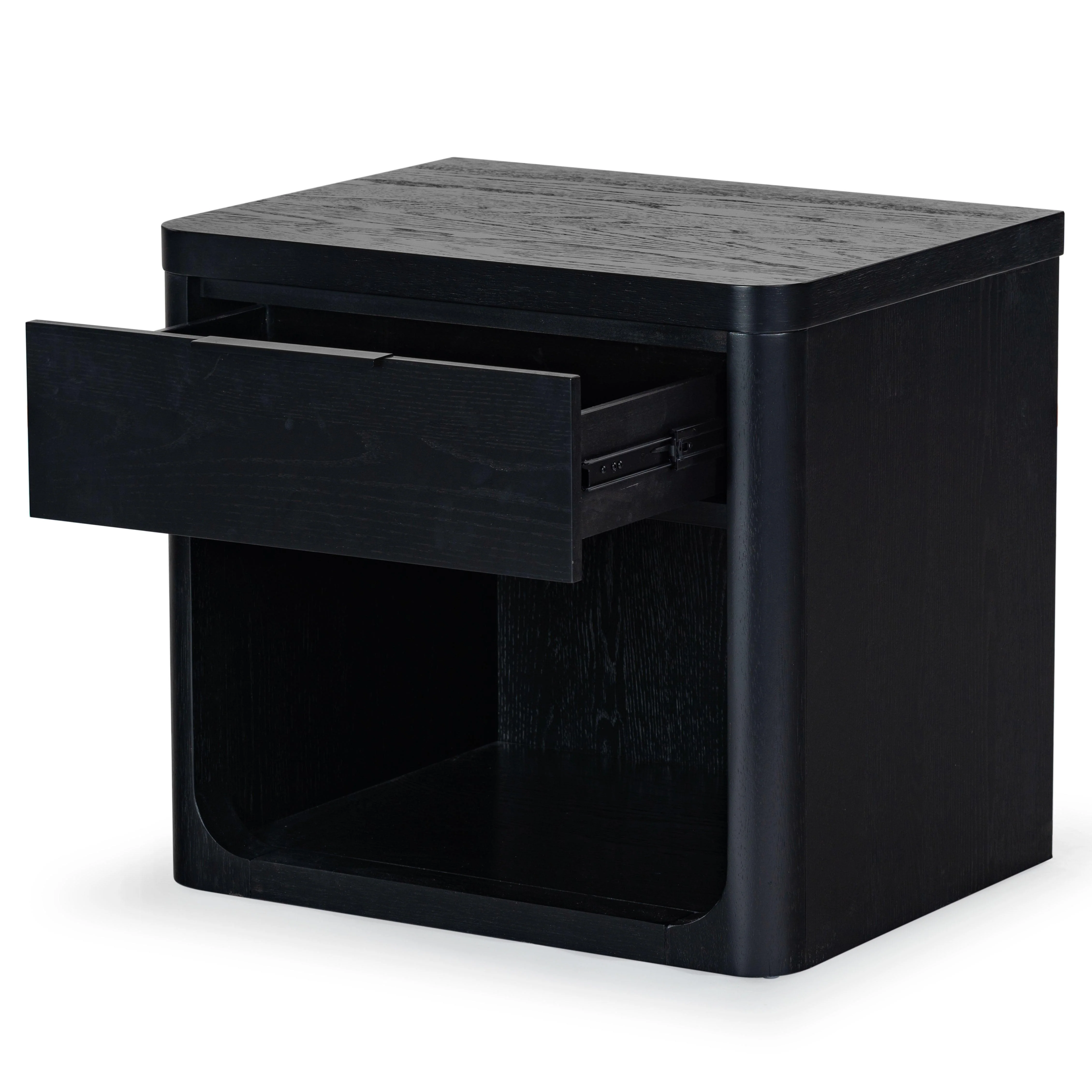 Raylie 1 Drawer Wood Nightstand - Remutear