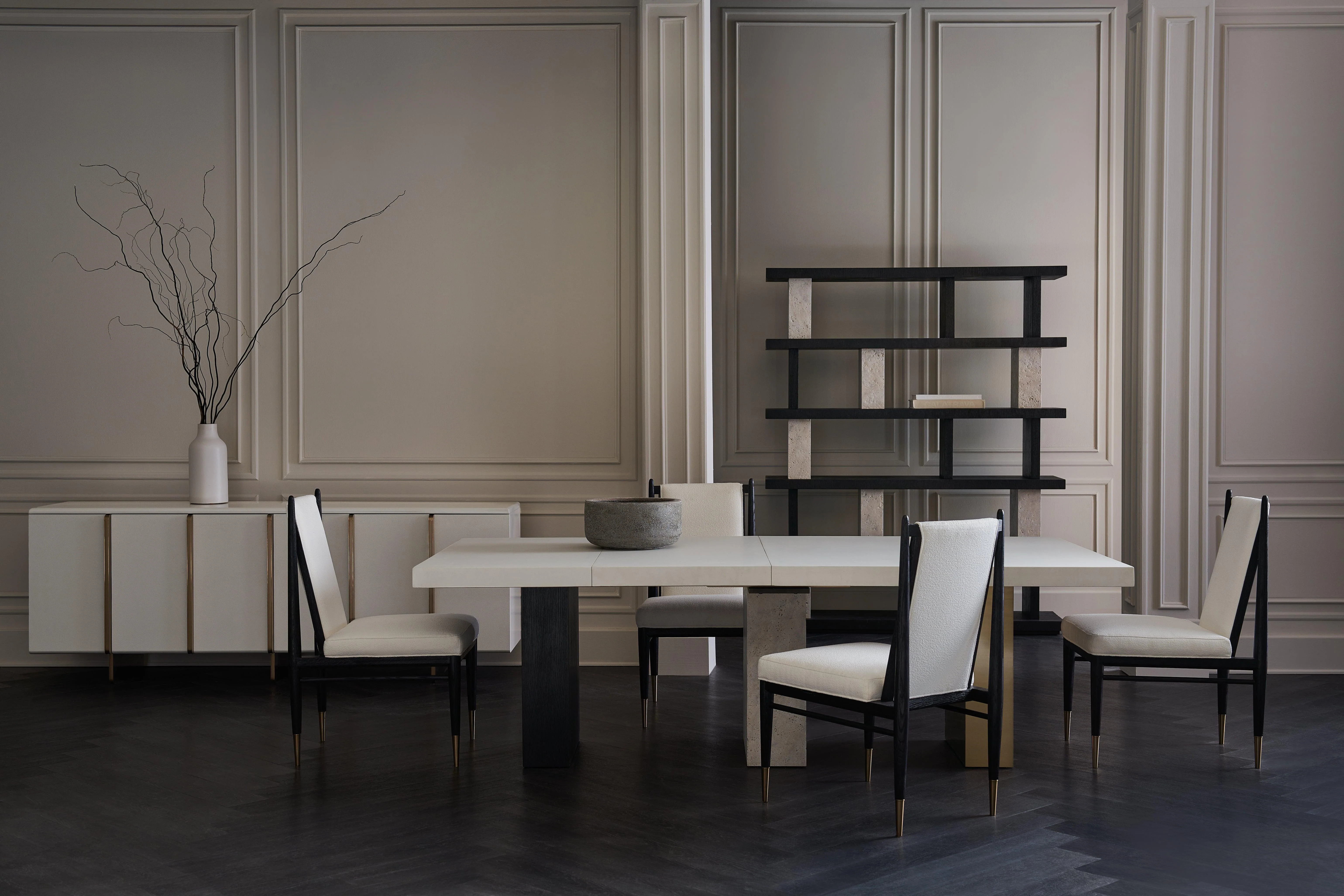 Modern Principles Unity Dark Dining Table - Remutear