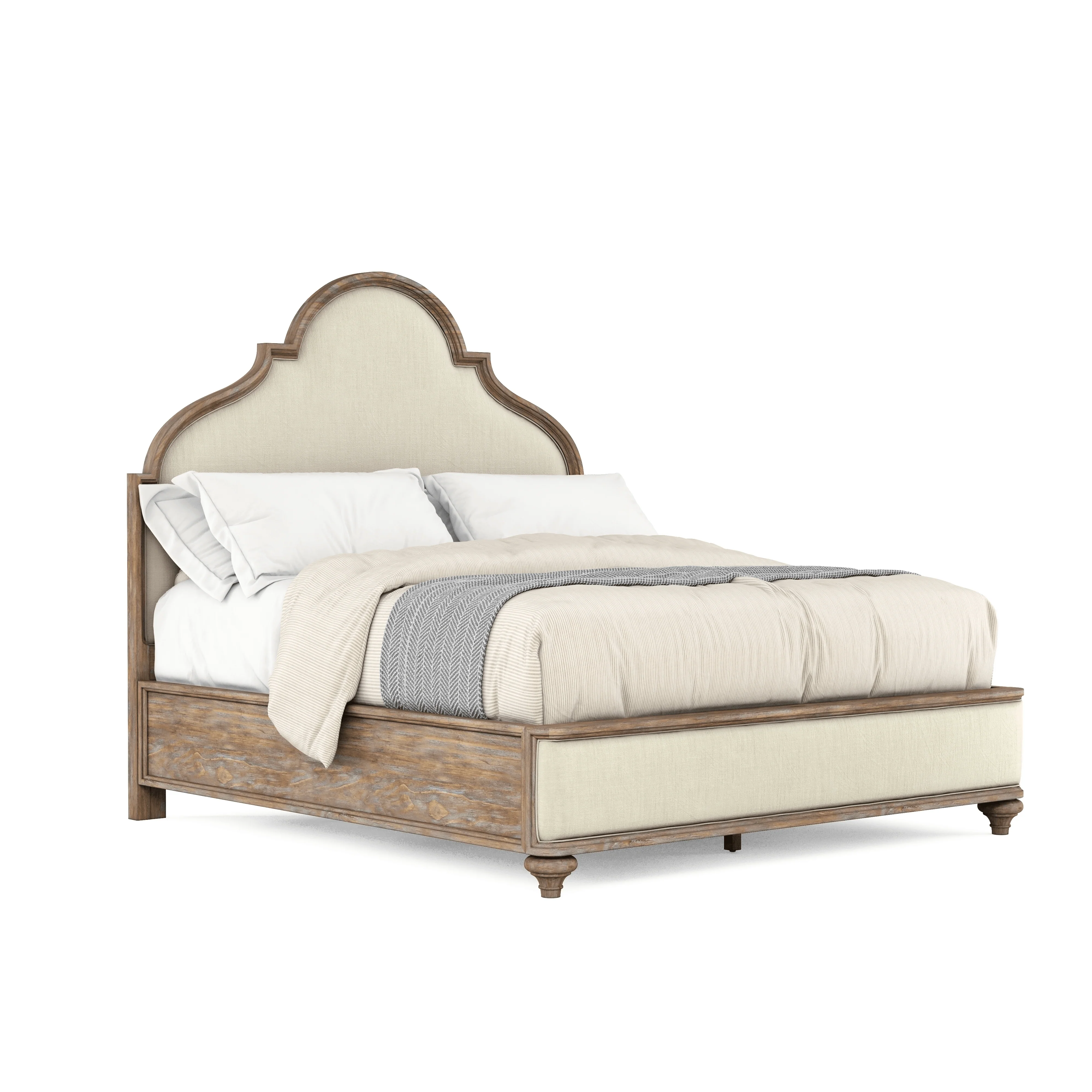 Architrave Upholstered  Panel Bed - Remutear