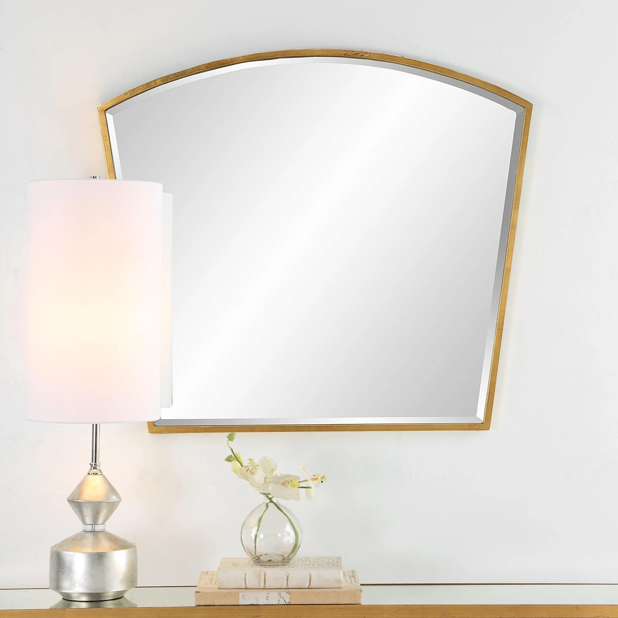Boundary Gold Arch Mirror - Remutear
