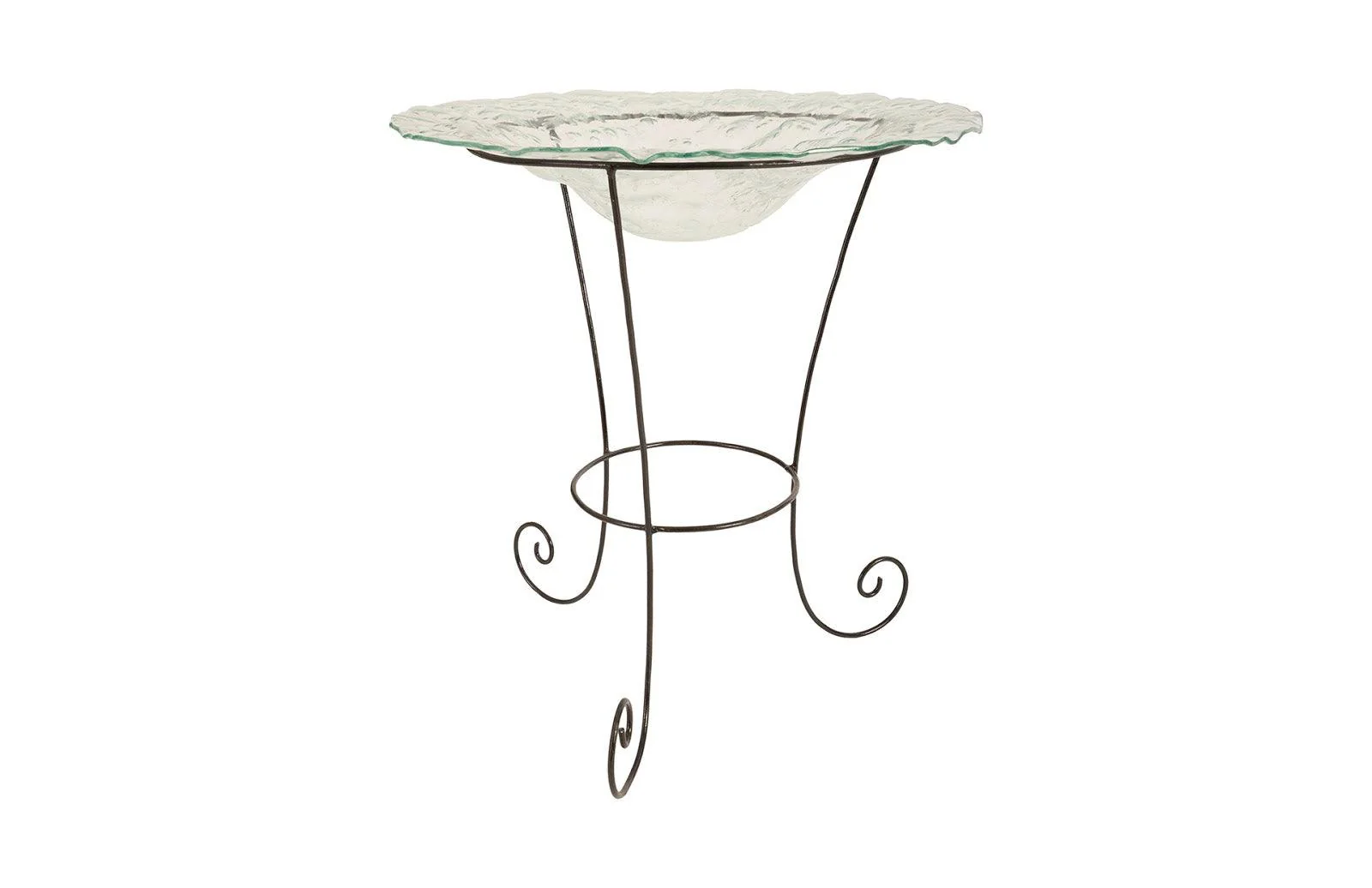 Frosted Glass Bowl on Stand, MD - Remutear