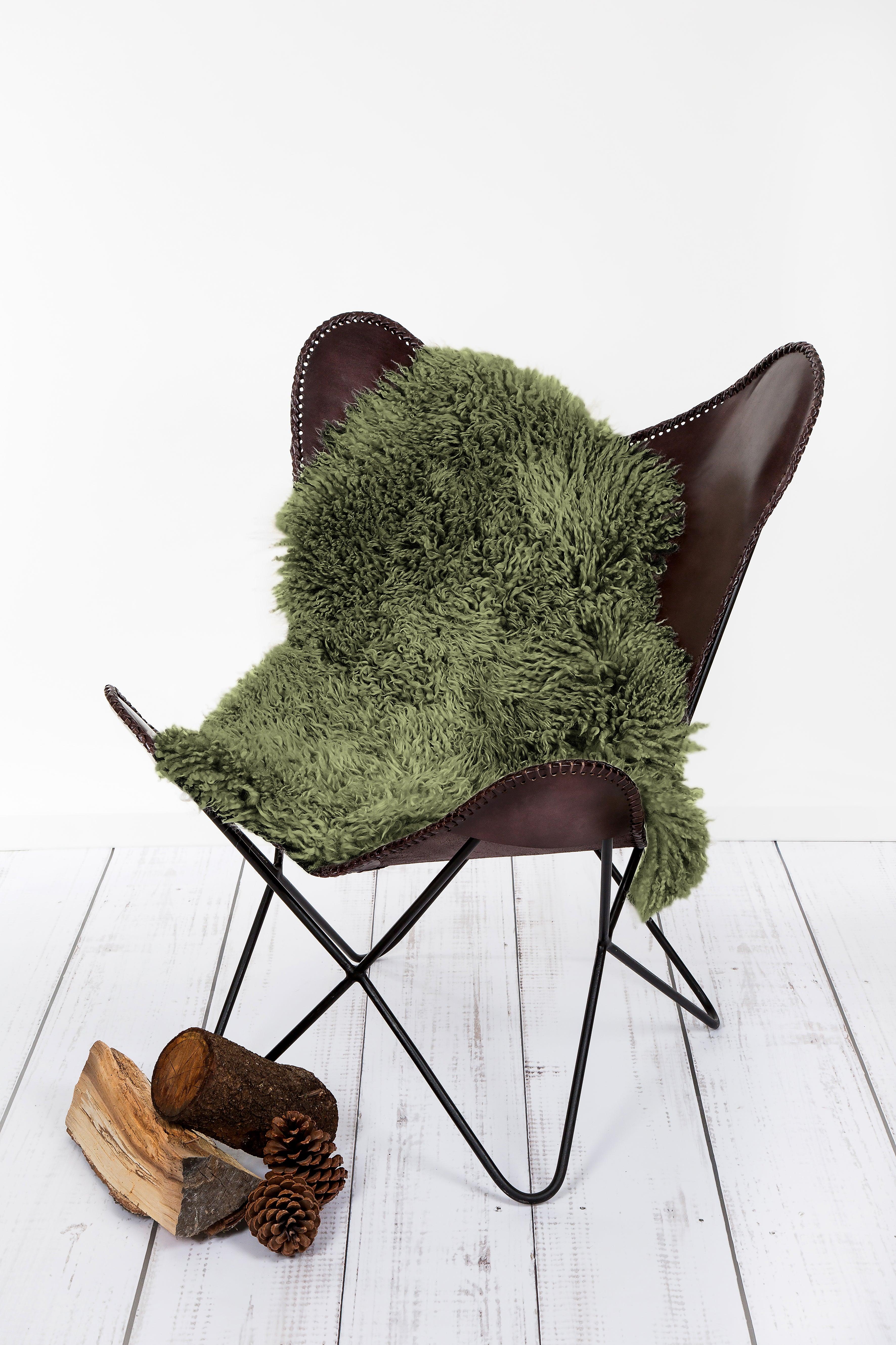 Rug Longwool Curly Single Pelt - Remutear